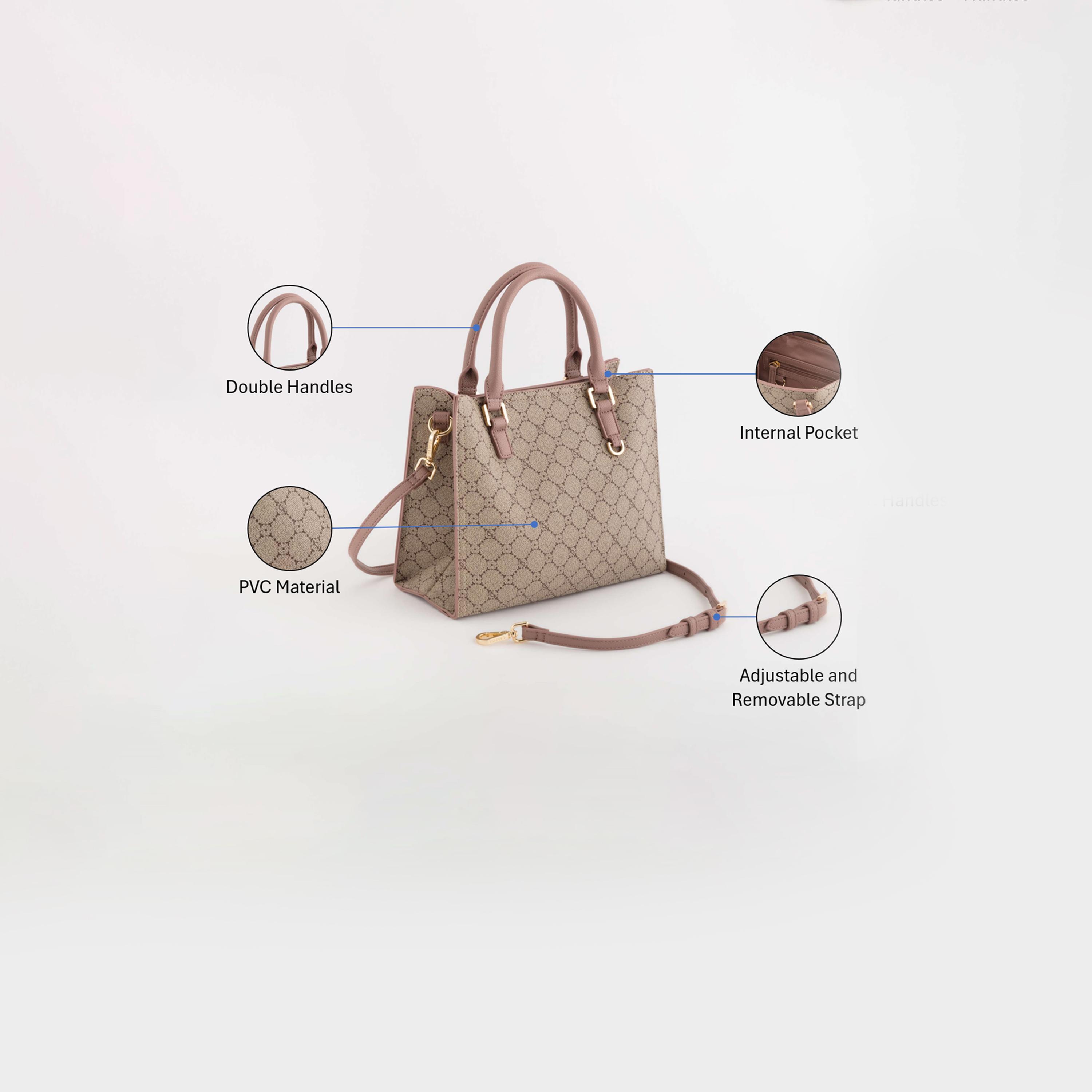 كاربيسا - شنطة يد ديانا وينتر مطبوعة إغلاق مغناطيسي | 26 × 21 × 11 سم-women-bagsandwallets-handbags-image-3