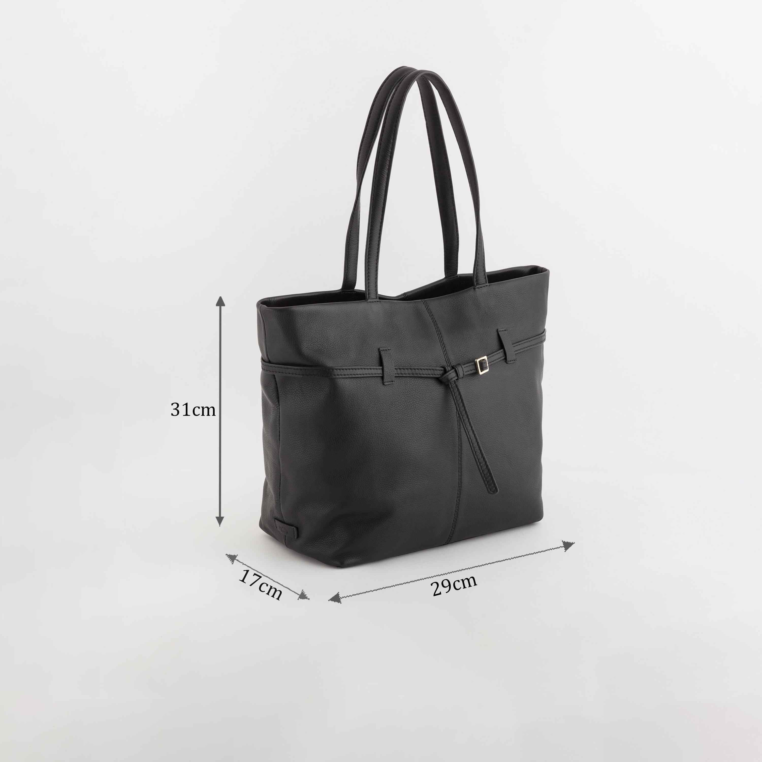 Carpisa Novella V2 Self Design Leather Bag with Zipper Closure | 31 x 29 x 17.50 cm-women-bagsandwallets-handbags-image-2
