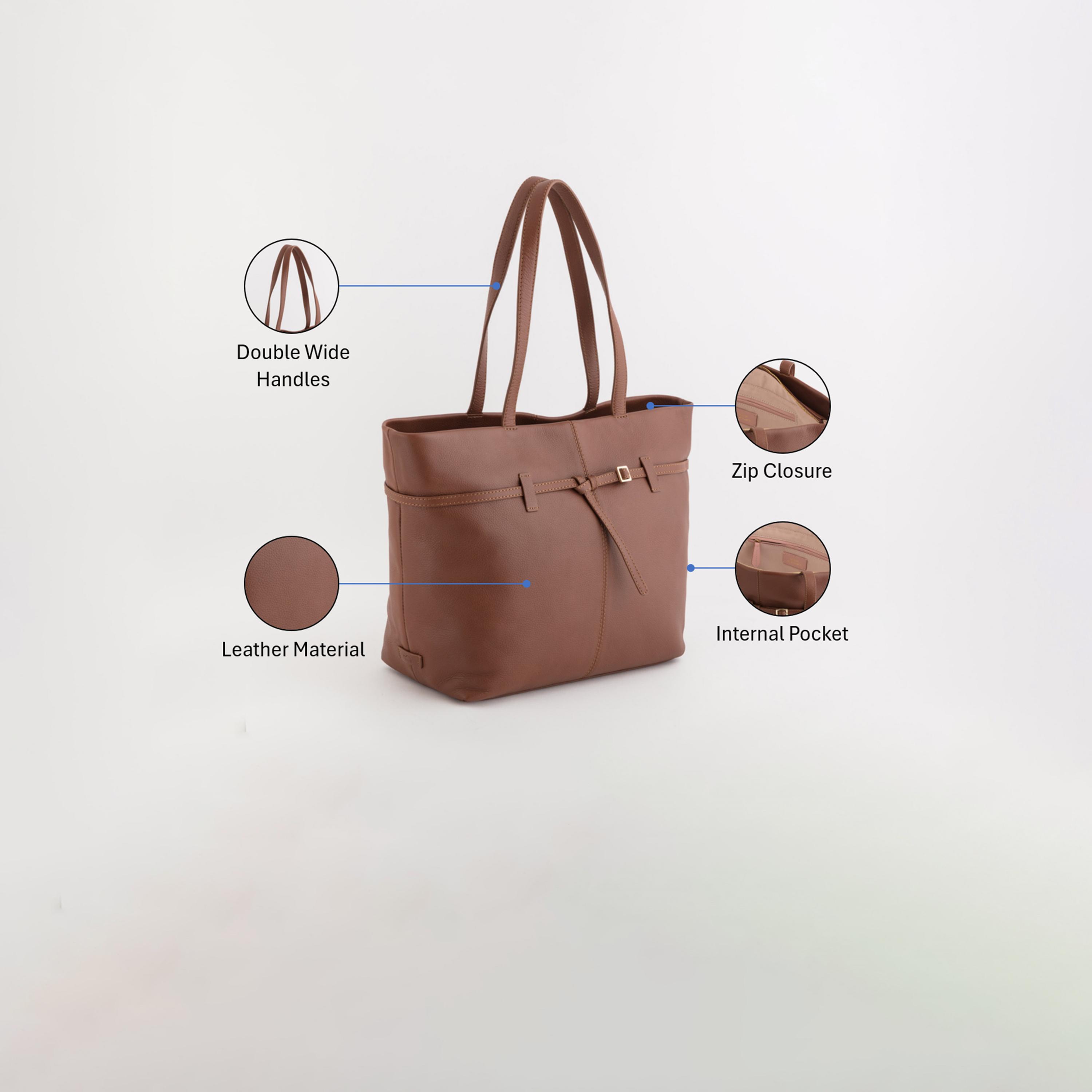 كاربيسا - شنطة نوفيللا V2 الجلدية تصميم ذاتي سحاب للإغلاق | 31 × 29 × 17.50 سم-women-bagsandwallets-handbags-image-3