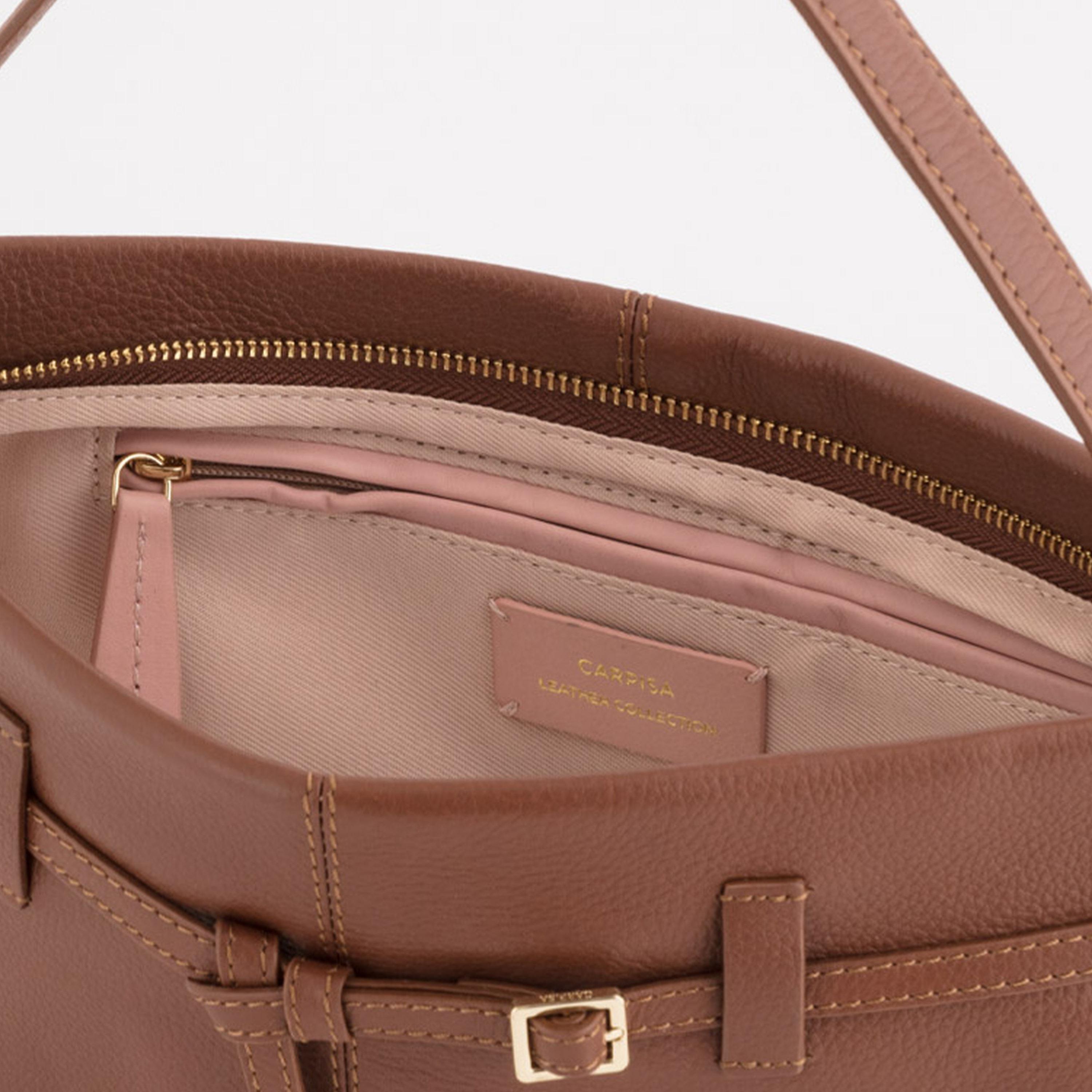 كاربيسا - شنطة نوفيللا V2 الجلدية تصميم ذاتي سحاب للإغلاق | 33 × 19 × 7 سم-women-bagsandwallets-handbags-image-3