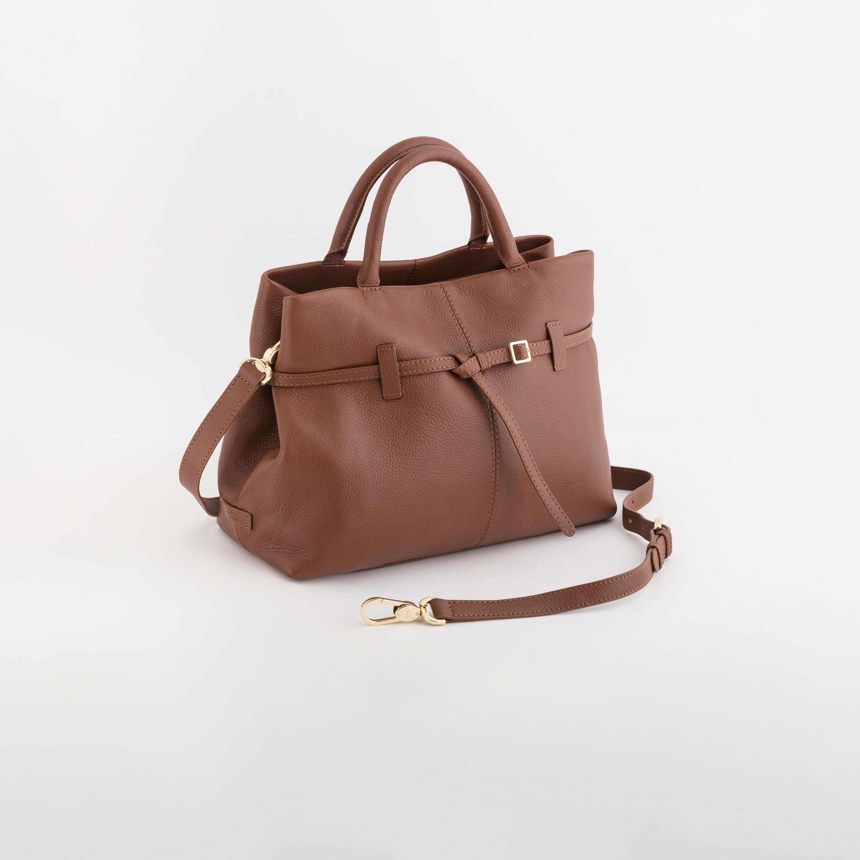 كاربيسا - شنطة يد نوفيللا V2 الجلد تصميم ذاتي وإغلاق مغناطيسي | 35 × 22 × 14 سم-women-bagsandwallets-handbags-image-1