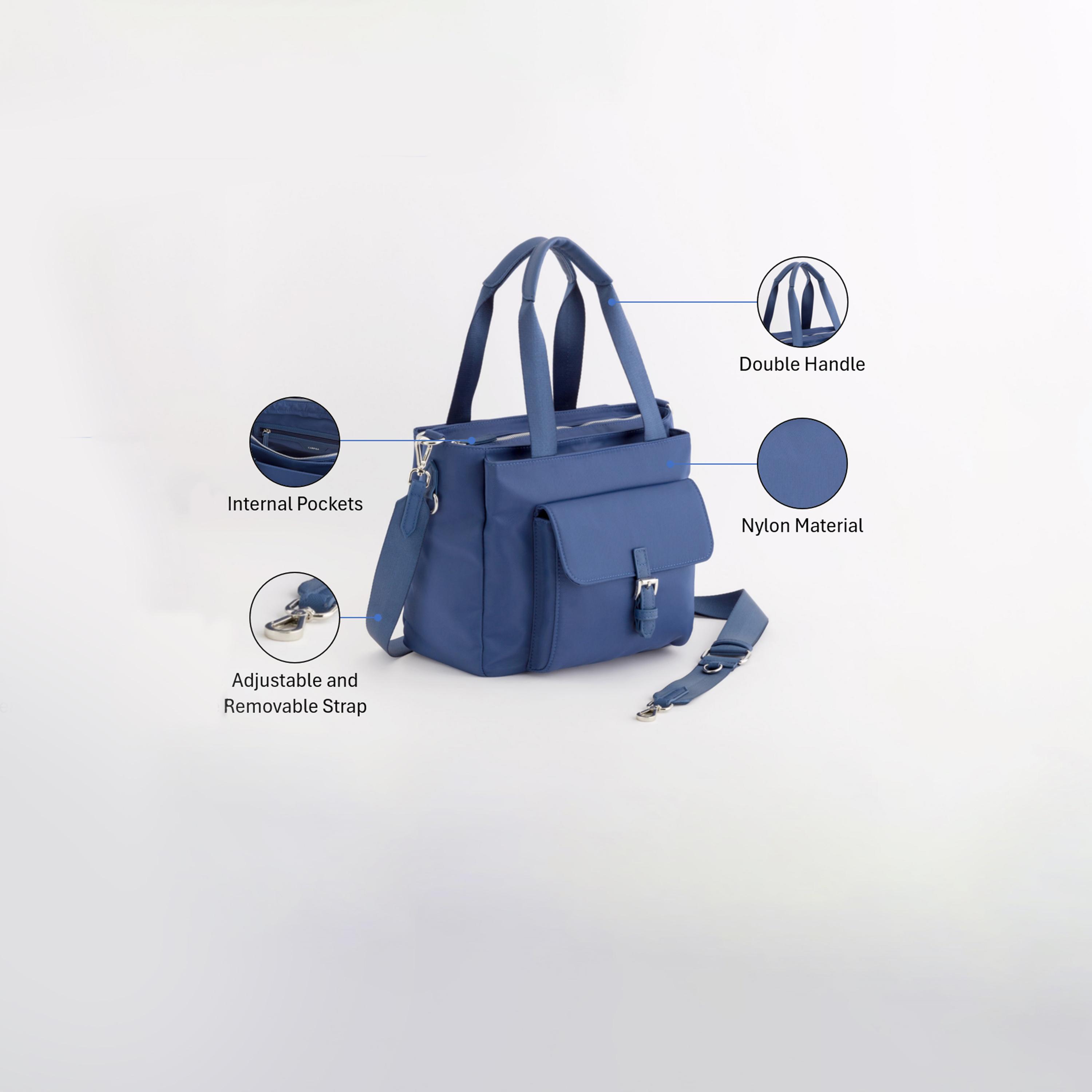 كاربيسا - شنطة كتف تصميم تريفيس الذاتي سحاب للإغلاق | 29 × 25 × 13.50 سم-women-bagsandwallets-handbags-image-3