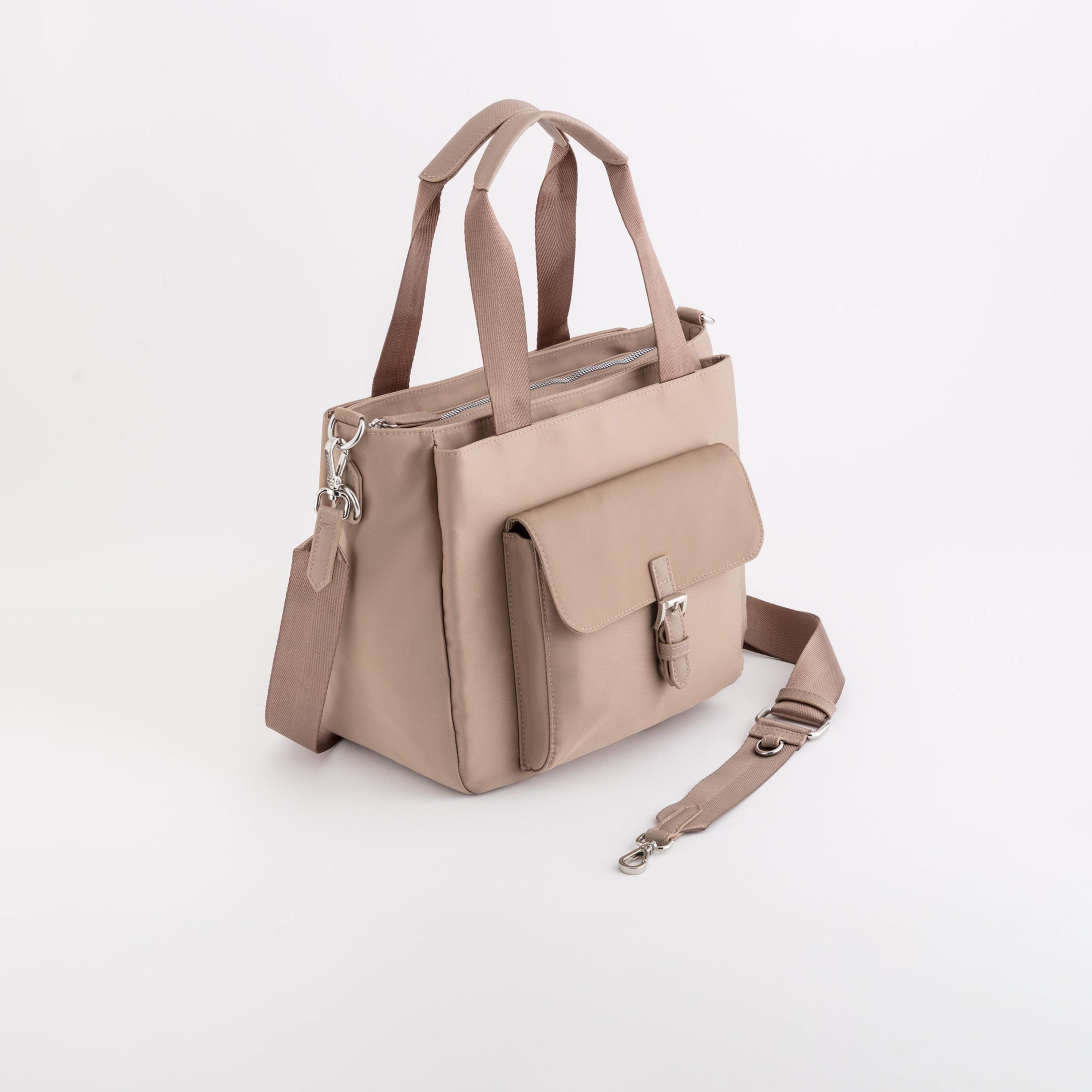 Carpisa Trevis Self Design Shoulder Bag with Zipper Closure | 29 x 25 x 13.50 cm-women-bagsandwallets-handbags-image-1