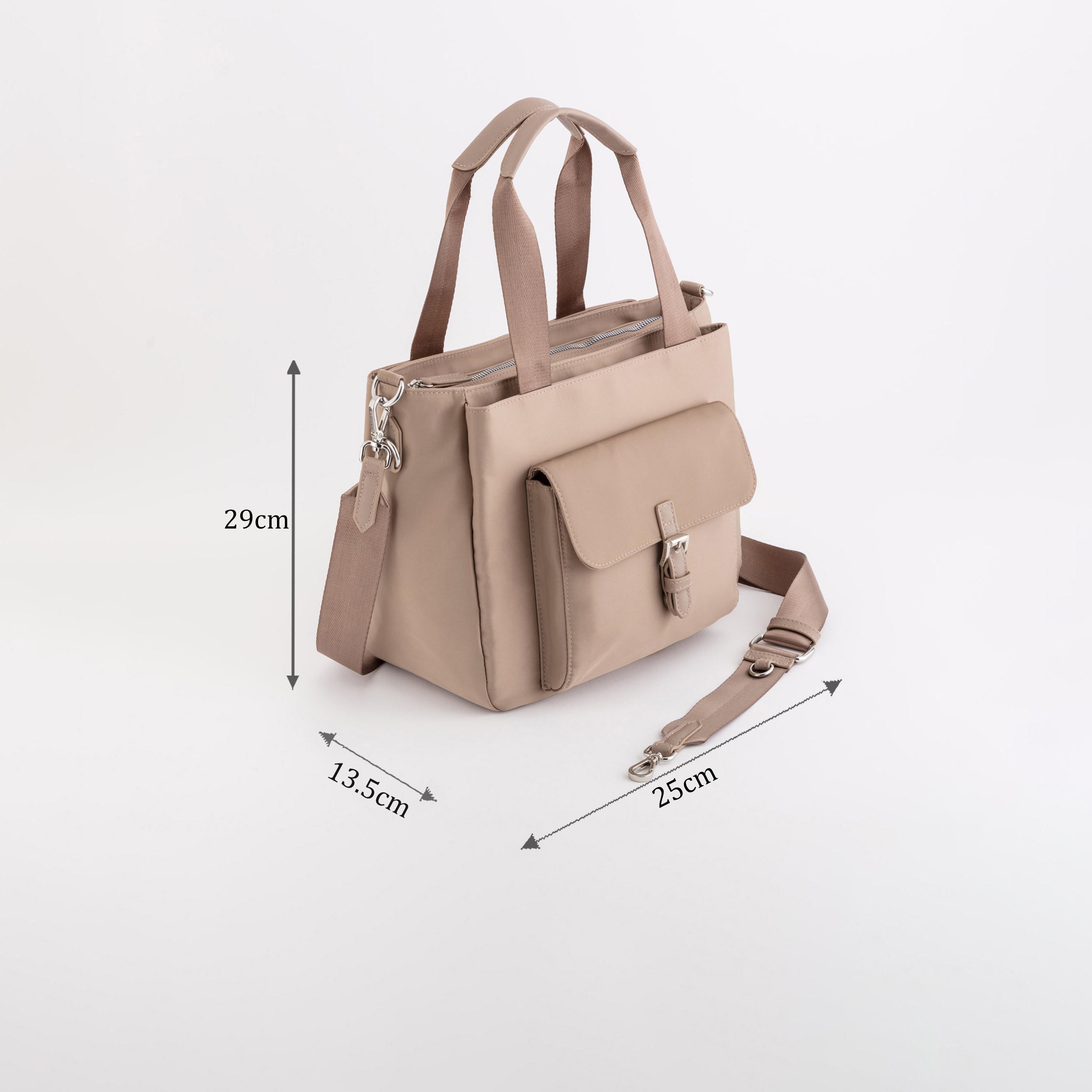 Carpisa Trevis Self Design Shoulder Bag with Zipper Closure | 29 x 25 x 13.50 cm-women-bagsandwallets-handbags-image-2