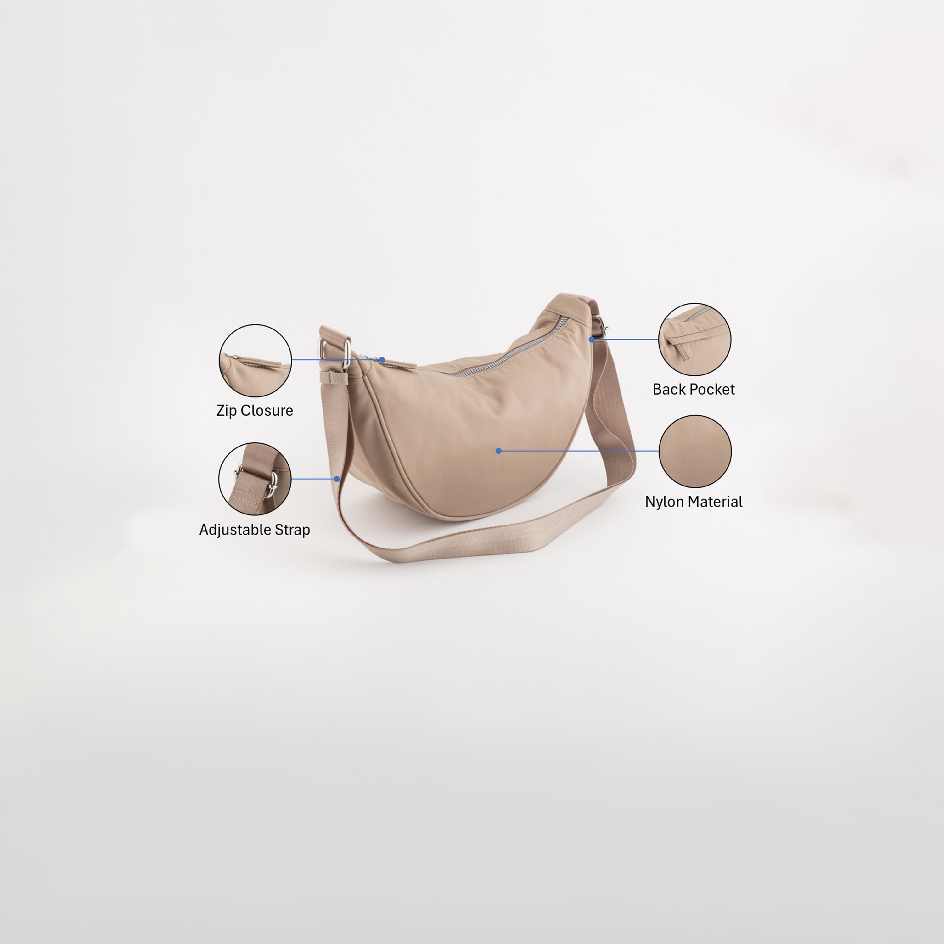 كاربيسا - شنطة كتف تصميم تريفيس الذاتي سحاب إغلاق | 23 × 19 × 10 سم-women-bagsandwallets-handbags-image-3