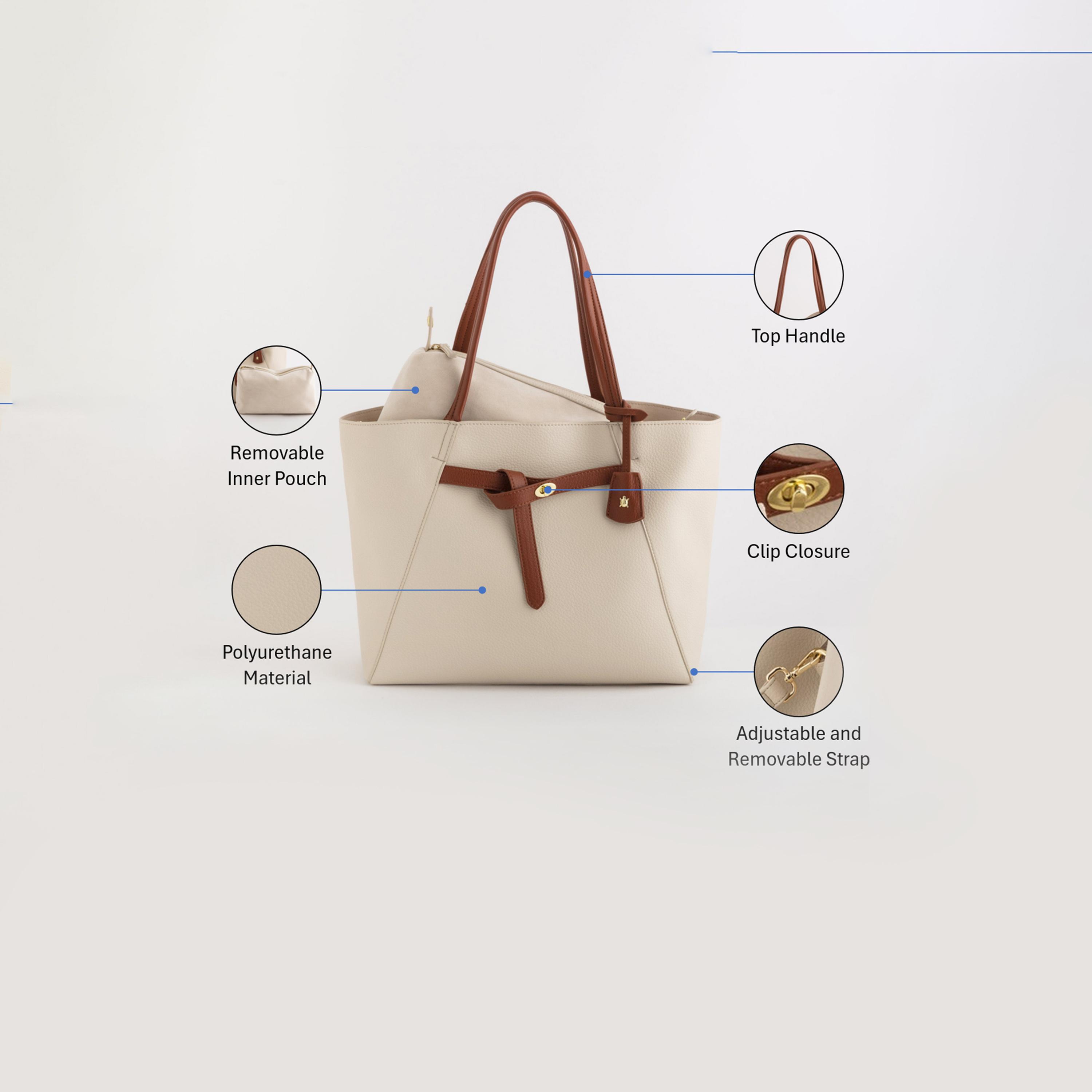 كاربيسا - شنطة كتف تصميم أونتاريو ذاتي إغلاق مغناطيسي | 36 × 30.50 × 17 سم-women-bagsandwallets-handbags-image-3