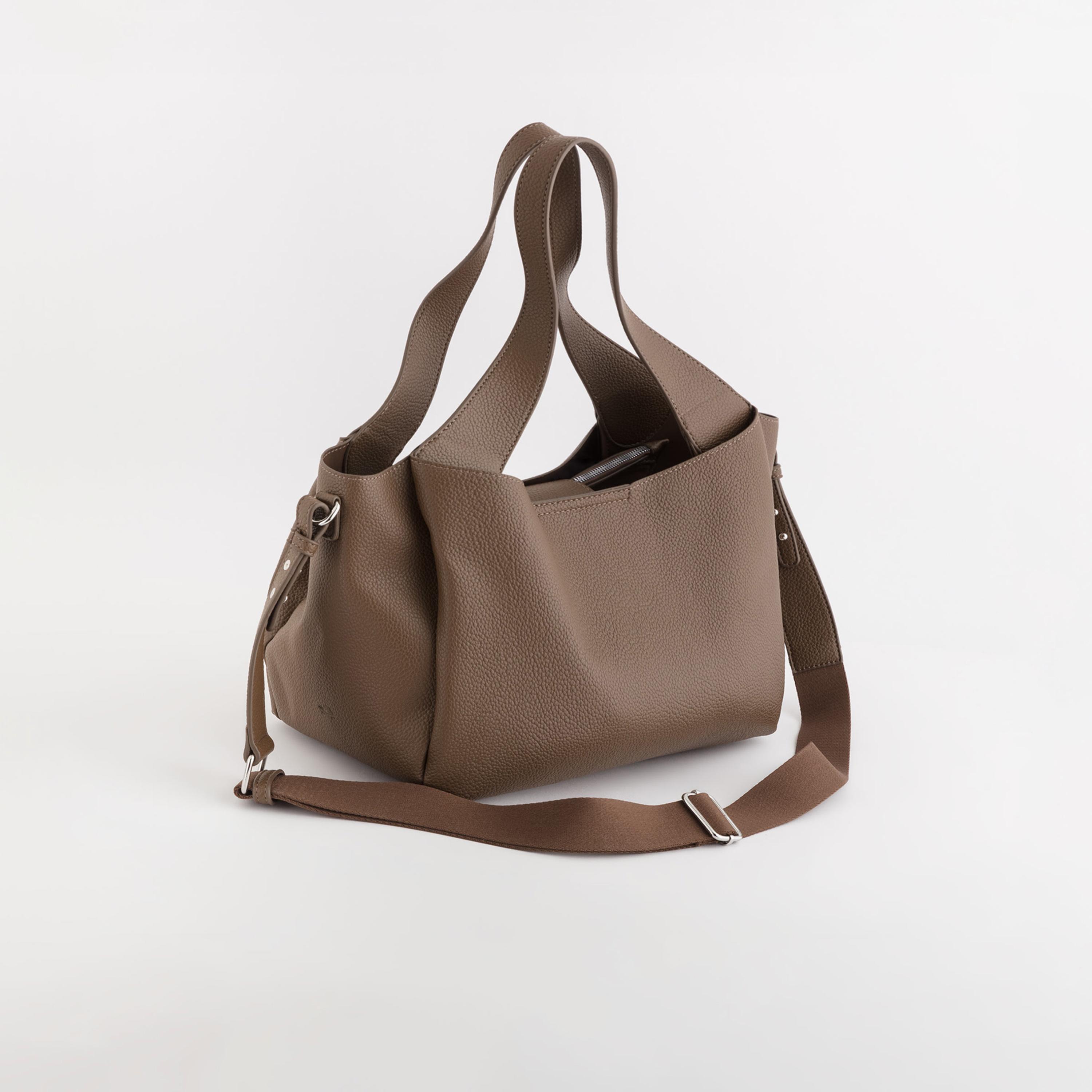Carpisa Lady Self Design Shoulder Bag with Magnetic Closure | 30 x 23.50 x 17.50 cm-women-bagsandwallets-handbags-image-1