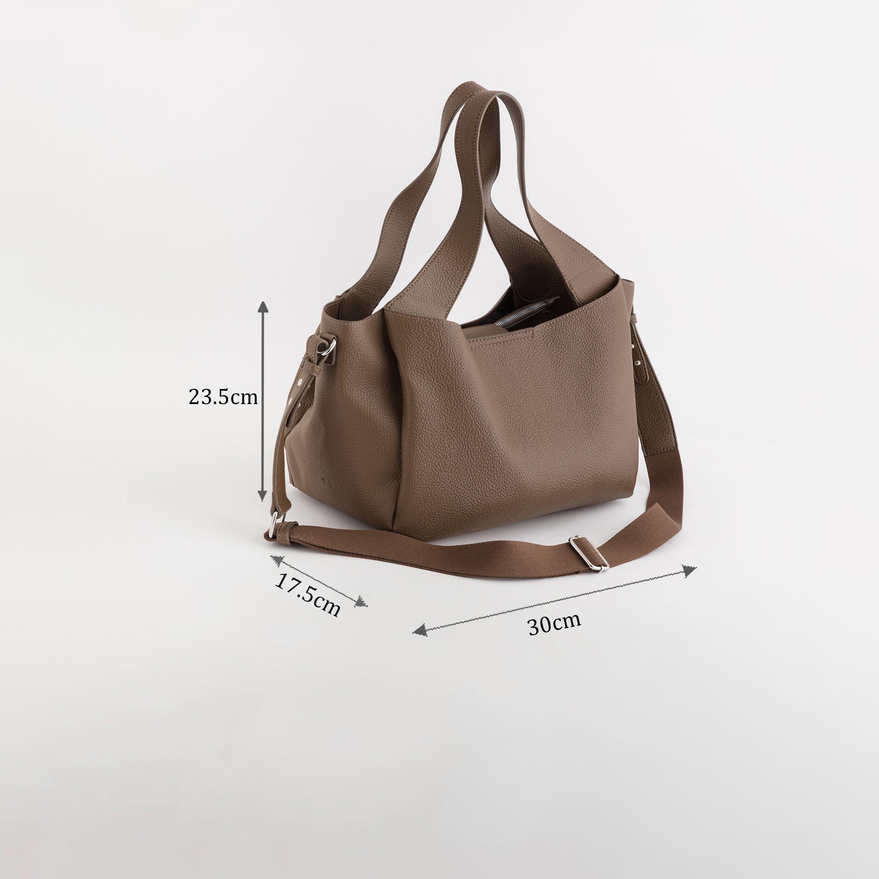 Carpisa Lady Self Design Shoulder Bag with Magnetic Closure | 30 x 23.50 x 17.50 cm-women-bagsandwallets-handbags-image-2