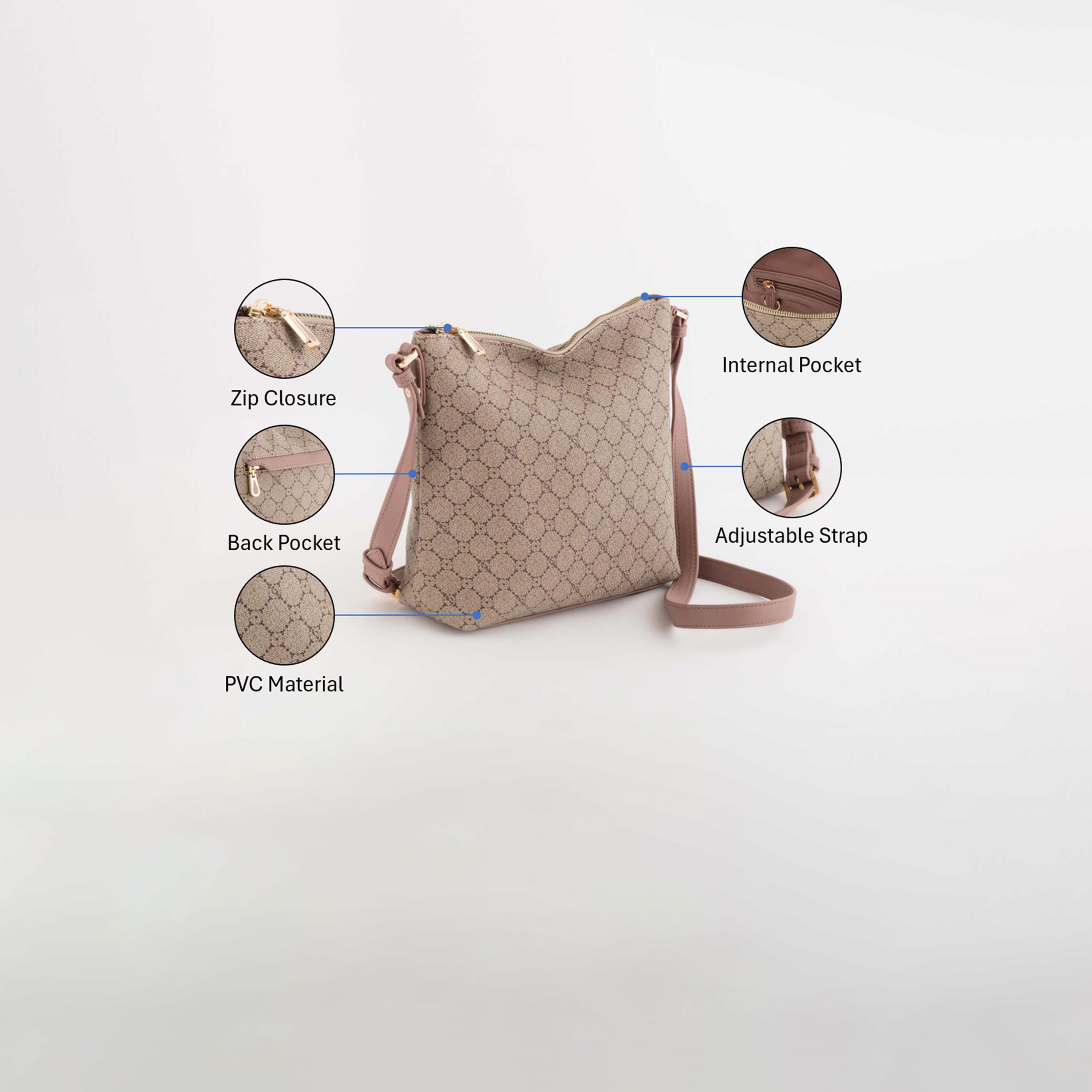 Carpisa Diana Winter Printed Shoulder Bag with Zipper Closure | 25 x 23.50 x 7 cm-women-bagsandwallets-handbags-image-3