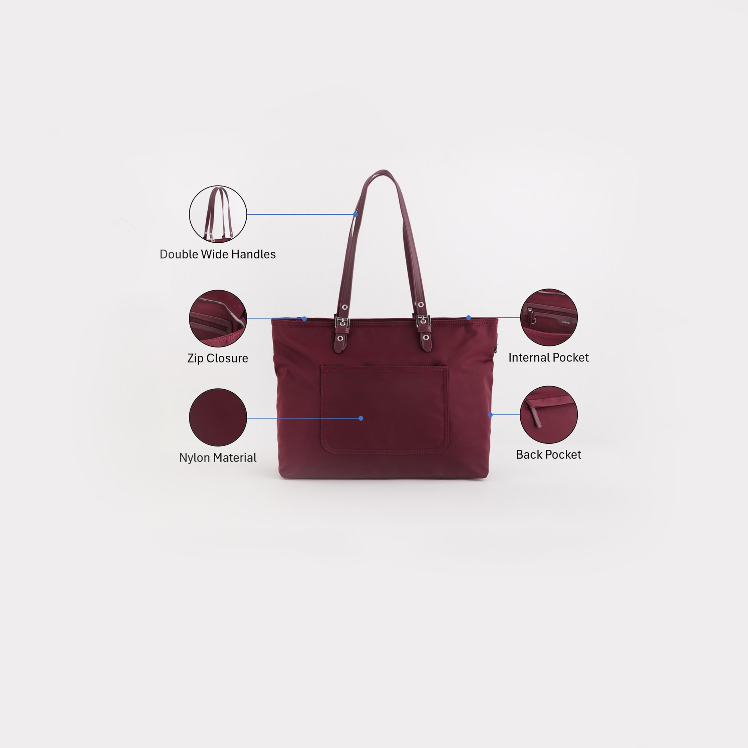 كاربيسا - شنطة كتف تريفيس الشتوية تصميم ذاتي وإغلاق سحاب | 35 × 28 × 16 سم-women-bagsandwallets-handbags-image-3