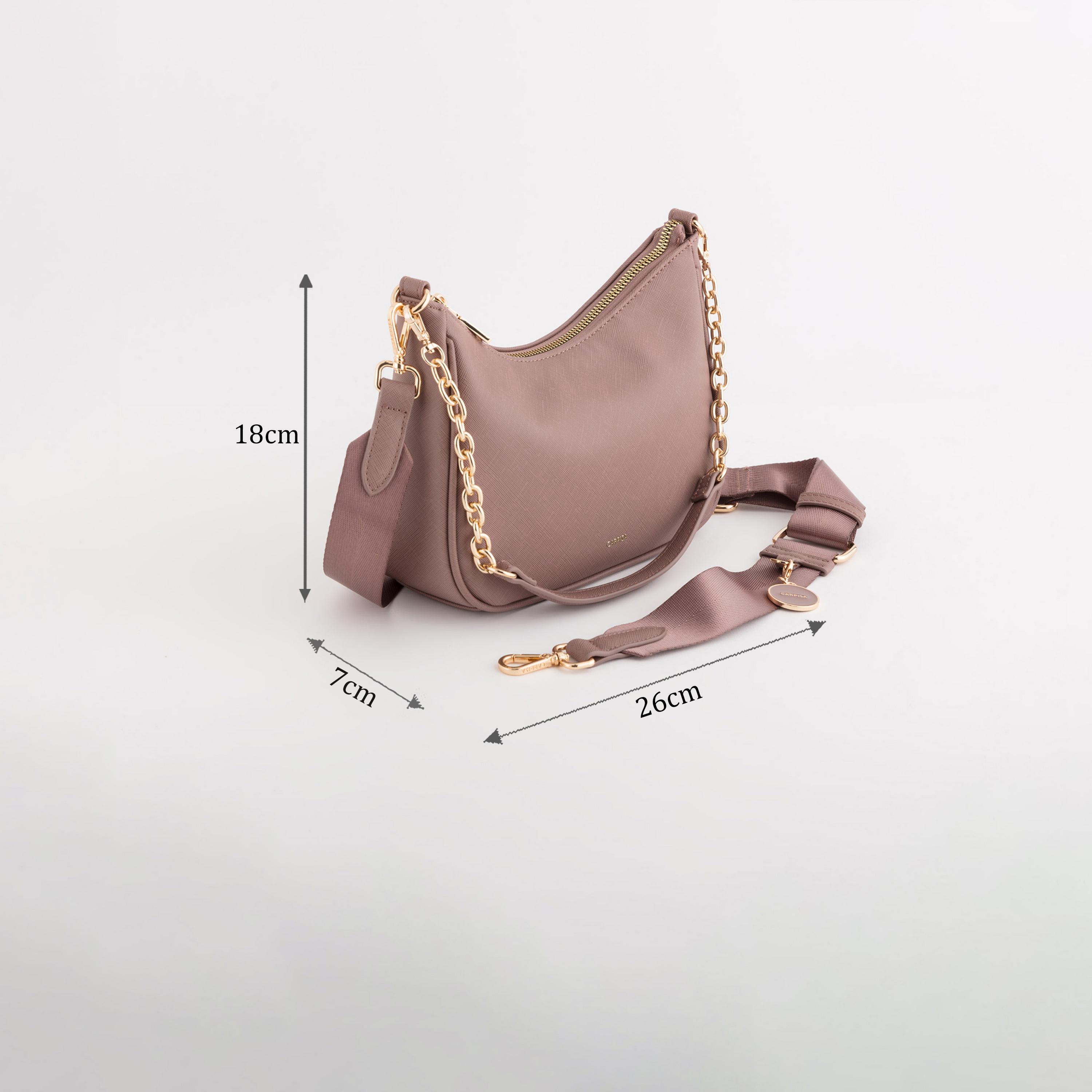 كاربيسا - شنطة كتف لوتو V2 الشتوية تصميم ذاتي وإغلاق سحاب | 26 × 18 × 7 سم-women-bagsandwallets-handbags-image-2
