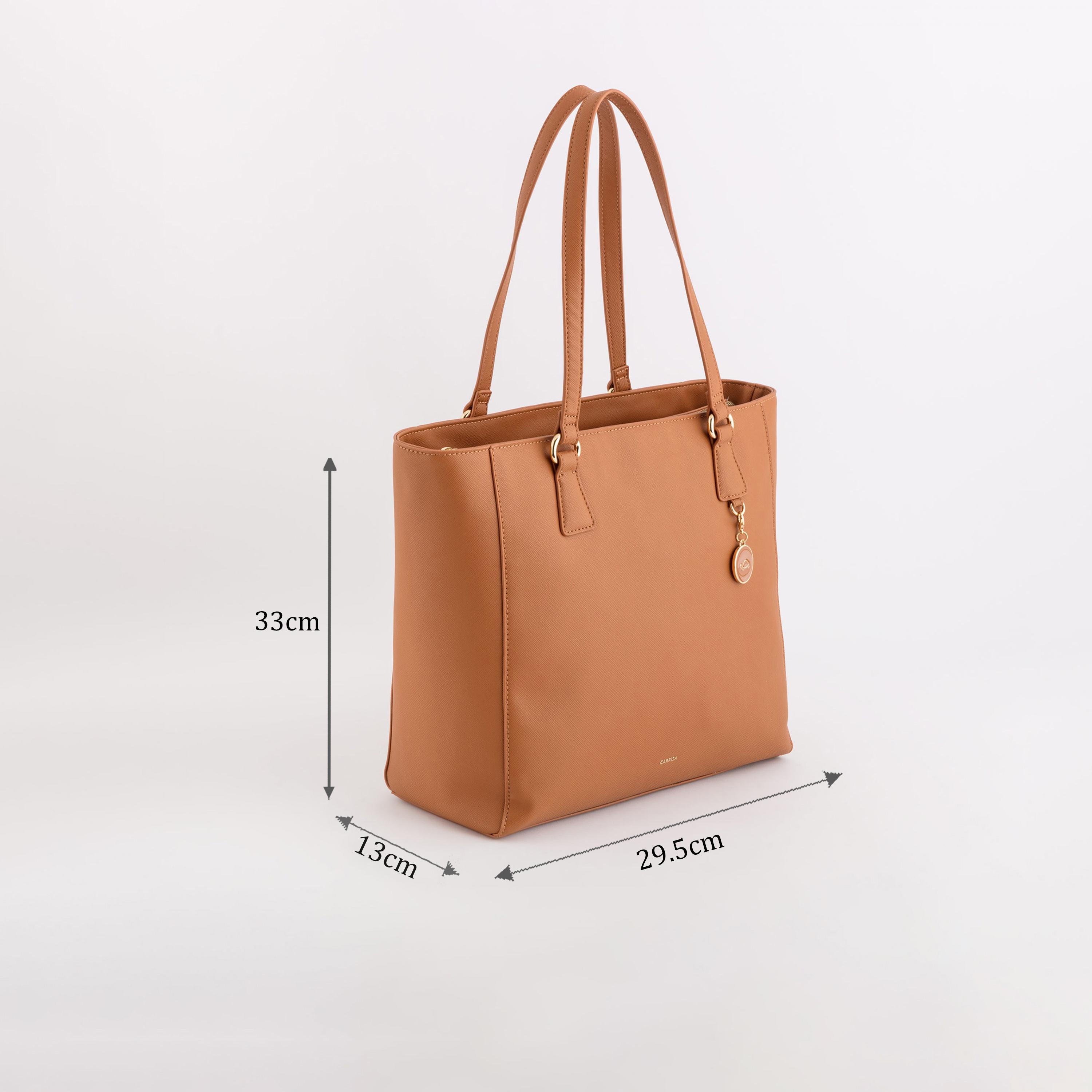 كاربيسا - شنطة تسوق لوتو V2 تصميم ذاتي سحاب للإغلاق | 33 × 29.50 × 13 سم-women-bagsandwallets-handbags-image-2