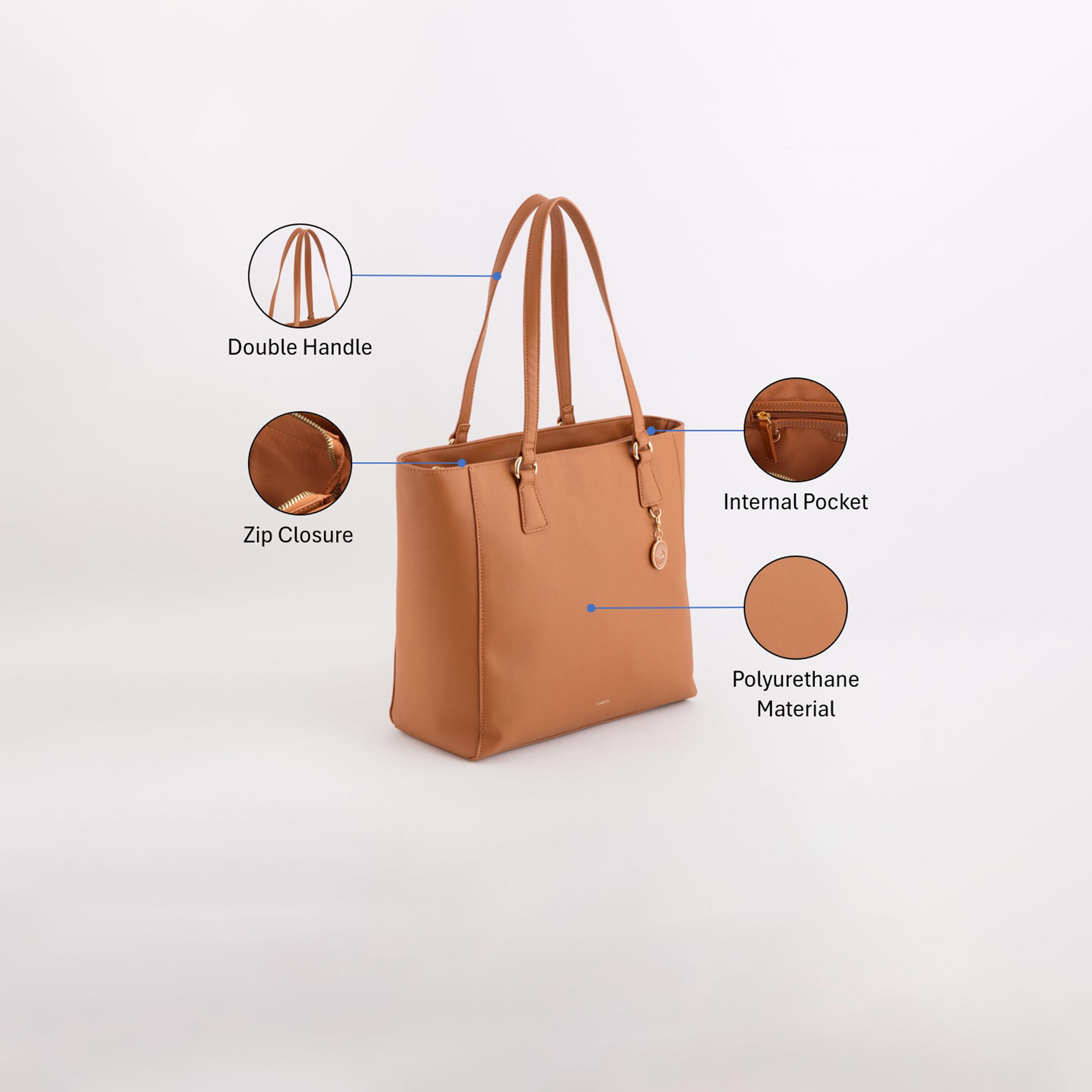 كاربيسا - شنطة تسوق لوتو V2 تصميم ذاتي سحاب للإغلاق | 33 × 29.50 × 13 سم-women-bagsandwallets-handbags-image-3