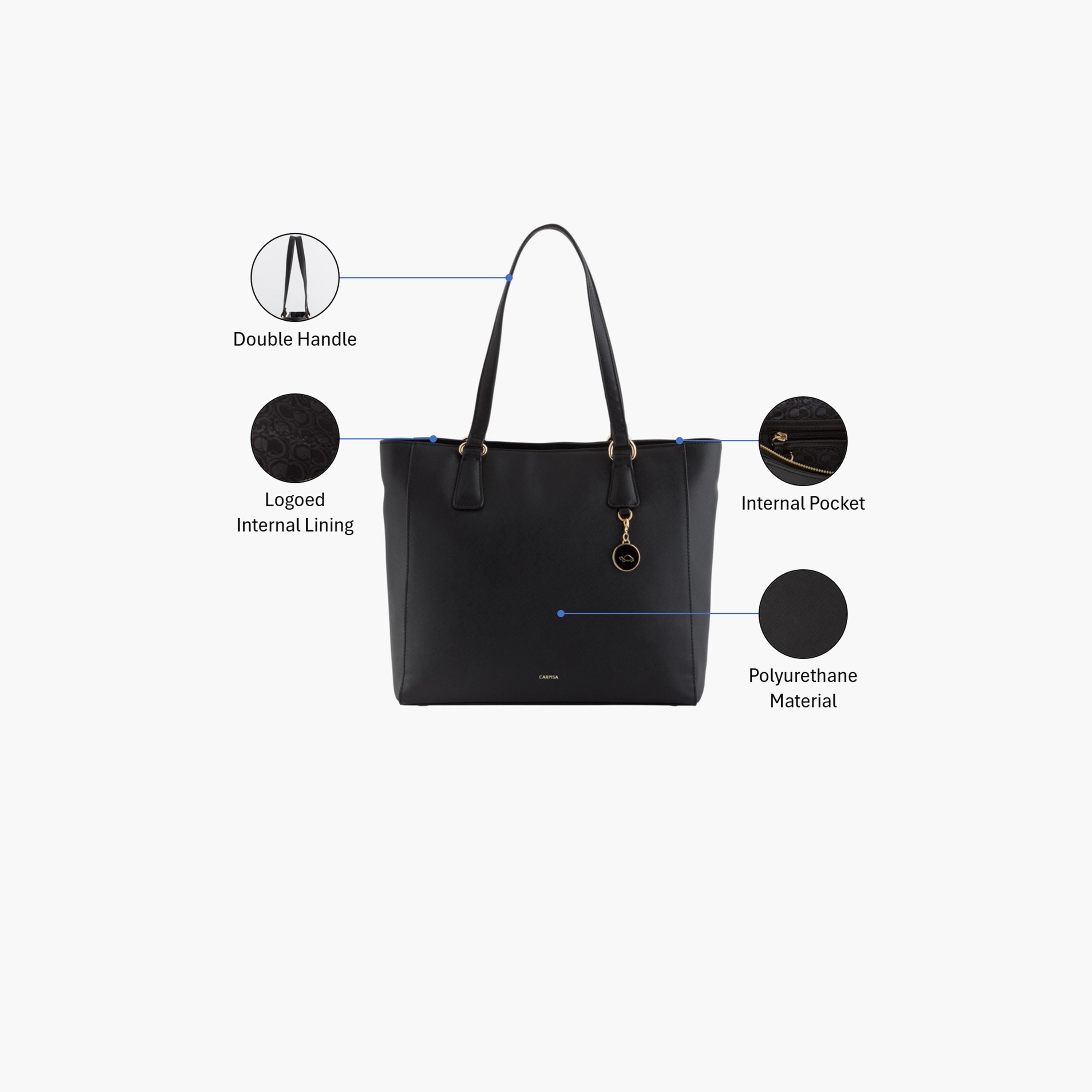 كاربيسا - شنطة تسوق لوتو V2 تصميم ذاتي سحاب للإغلاق | 33 × 29.50 × 13 سم-women-bagsandwallets-handbags-image-3