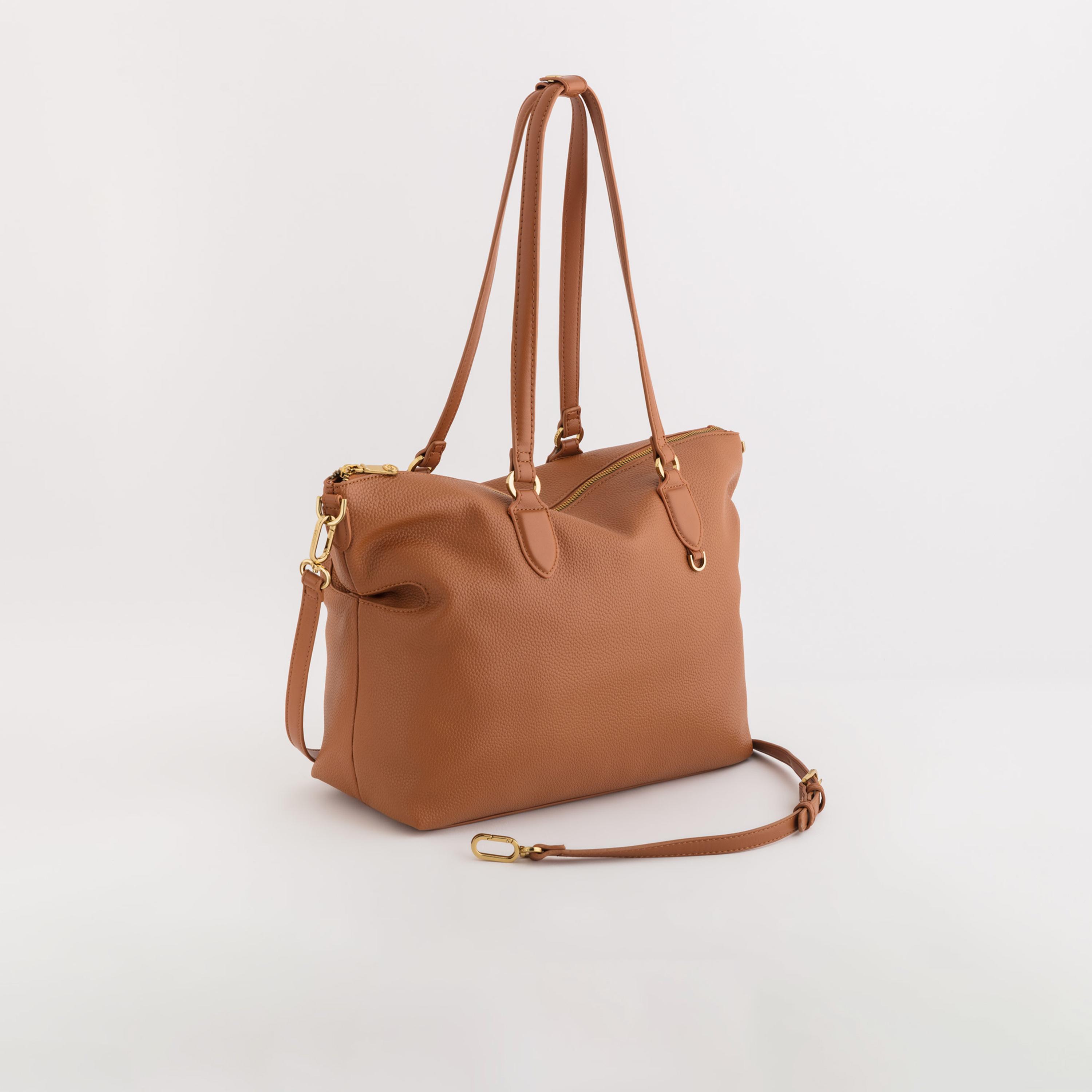 كاربيسا - شنطة تسوق أوغستا تصميم ذاتي سحاب للإغلاق | 35 × 25.50 × 12.50 سم-women-bagsandwallets-handbags-image-1