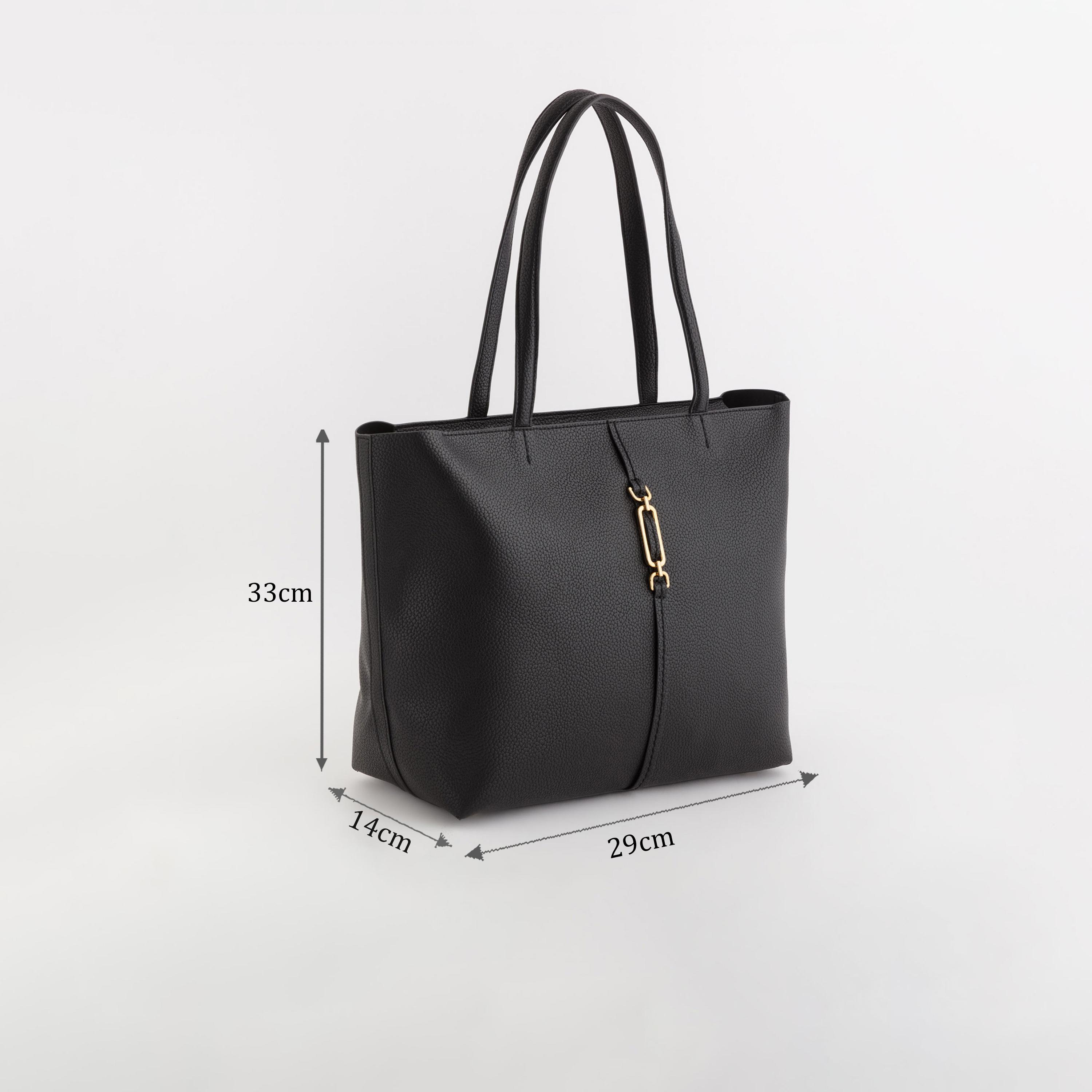 كاربيسا - شنطة تسوق جوليا تصميم ذاتي سحاب للإغلاق | 33 × 29 × 14 سم-women-bagsandwallets-handbags-image-2