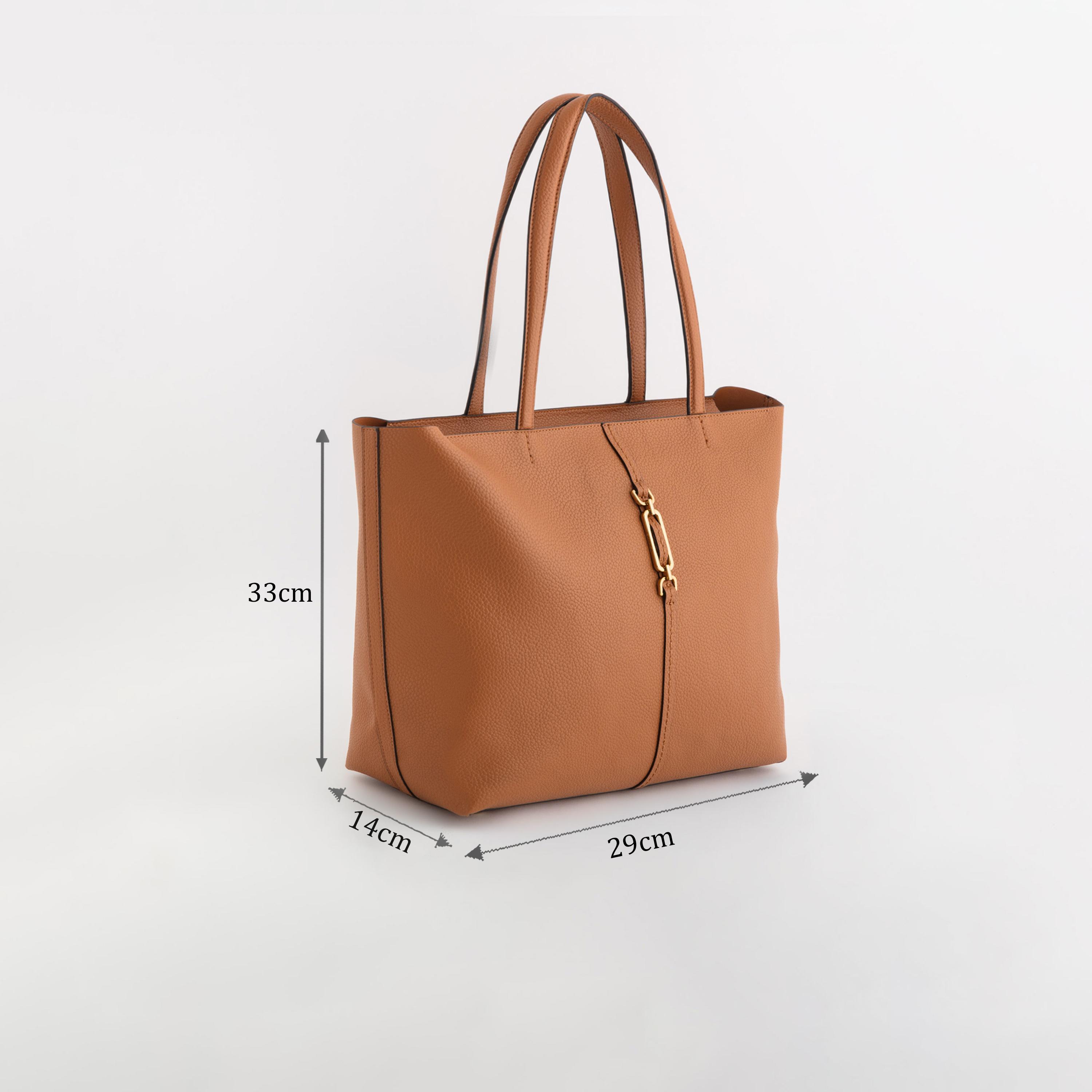 Carpisa Giulia Self Design Tote Bag with Zipper Closure | 33 x 29 x 14 cm-women-bagsandwallets-handbags-image-2