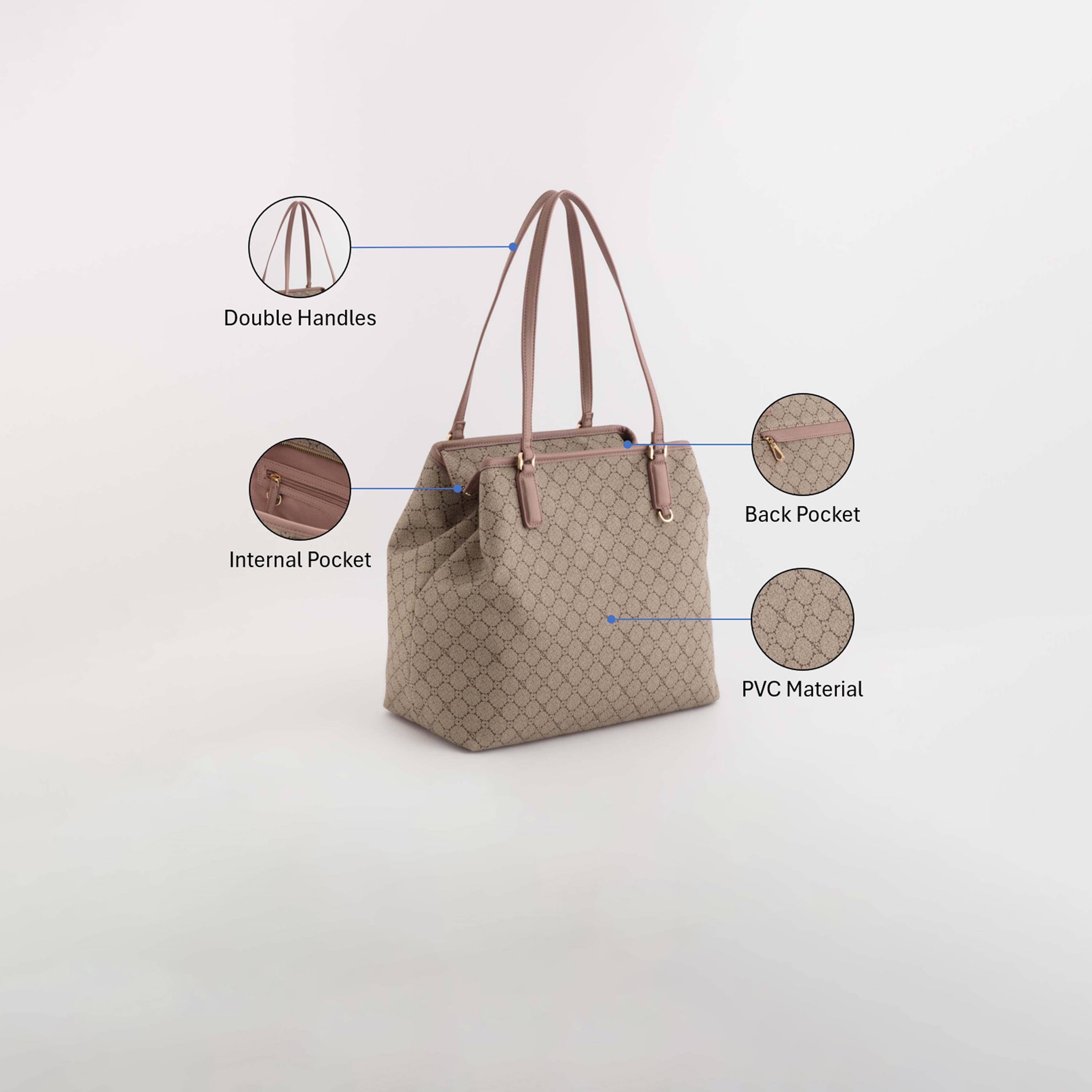 Carpisa Diana Winter Printed Tote Bag with Zipper Closure | 37.50 x 30.50 x 15.50 cm-women-bagsandwallets-handbags-image-3