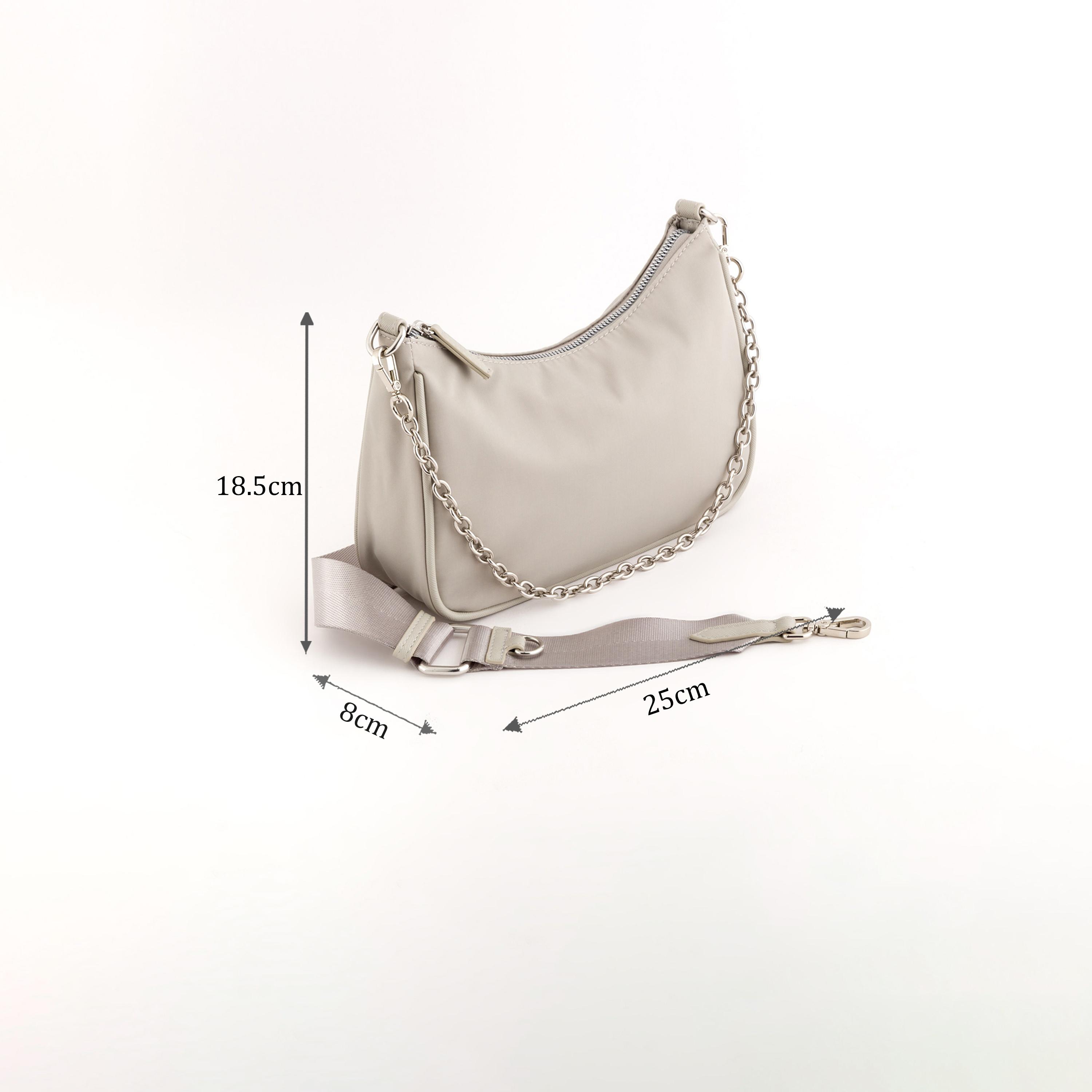 كاربيسا - شنطة خصر تصميم تريفيس الذاتي سحاب إغلاق | 25 × 18.50 × 8 سم-women-bagsandwallets-handbags-image-2