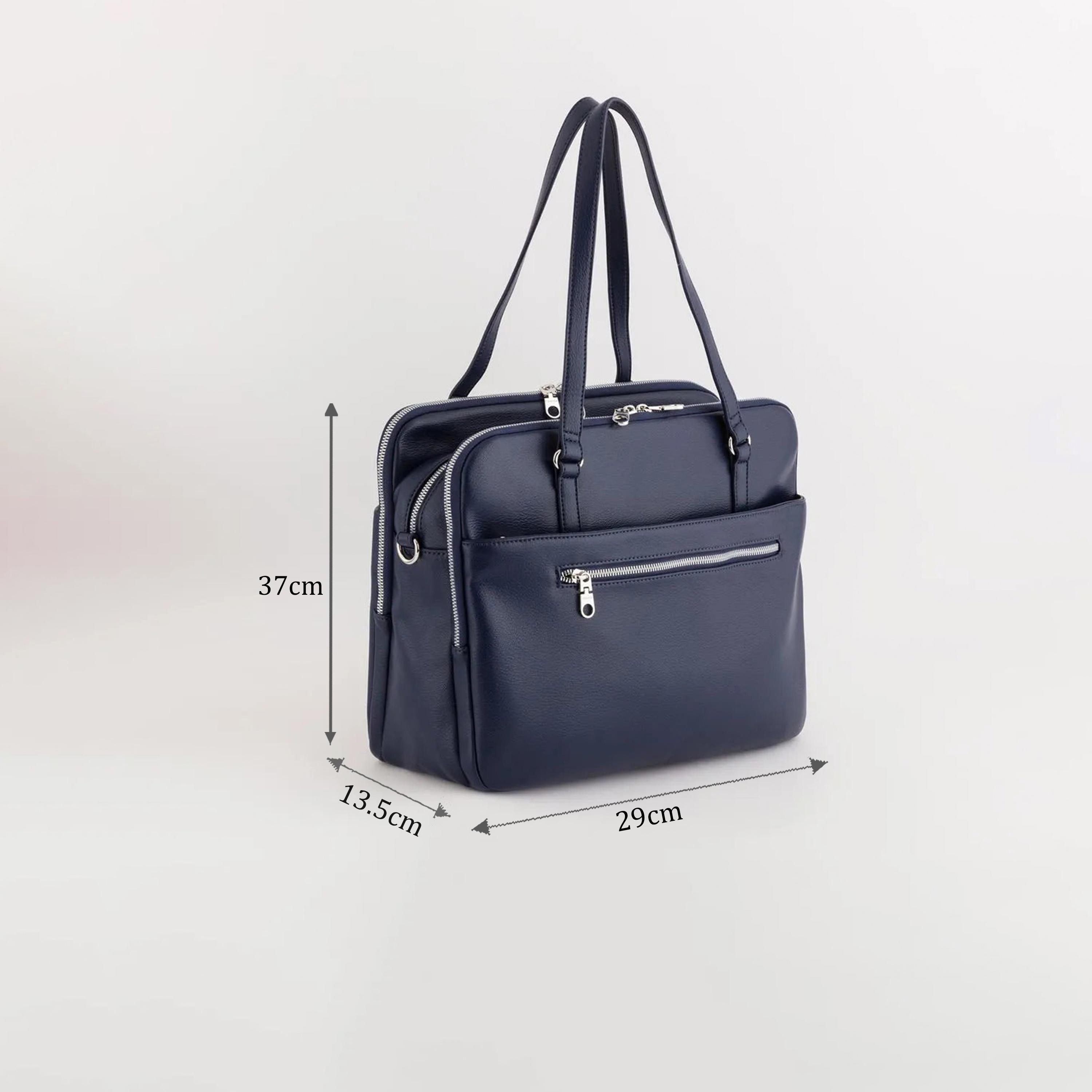 Carpisa Jhacaranda V2 Self Design Business Bag with Zipper Closure | 37 x 29 x 13.50 cm-women-bagsandwallets-handbags-image-2