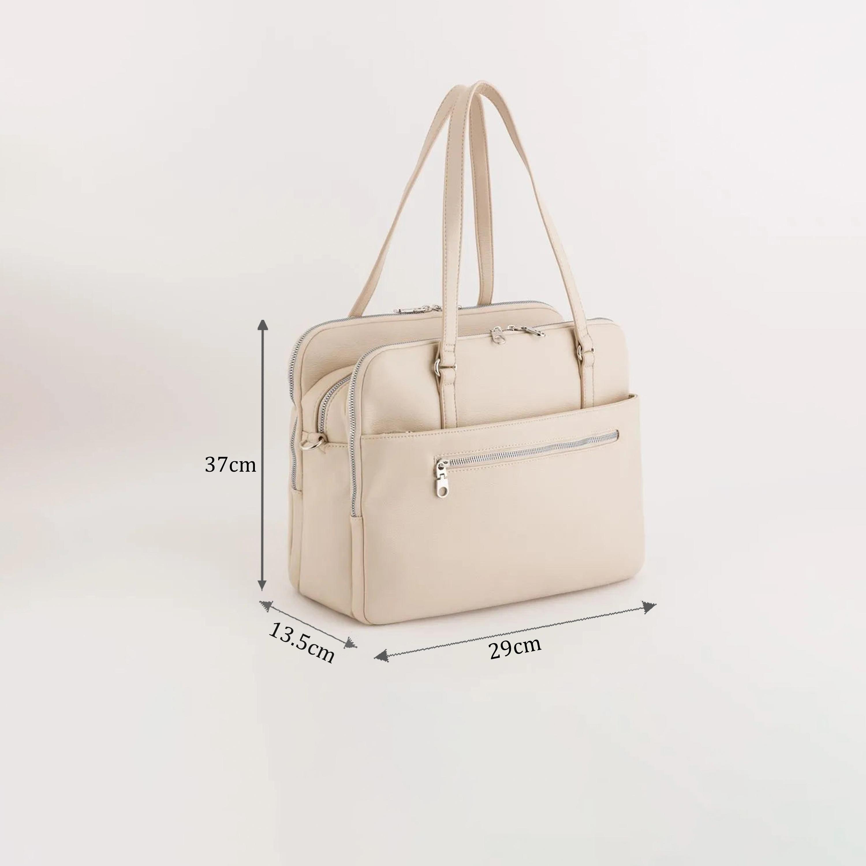 Carpisa Jhacaranda V2 Self Design Business Bag with Zipper Closure | 37 x 29 x 13.50 cm-women-bagsandwallets-handbags-image-2
