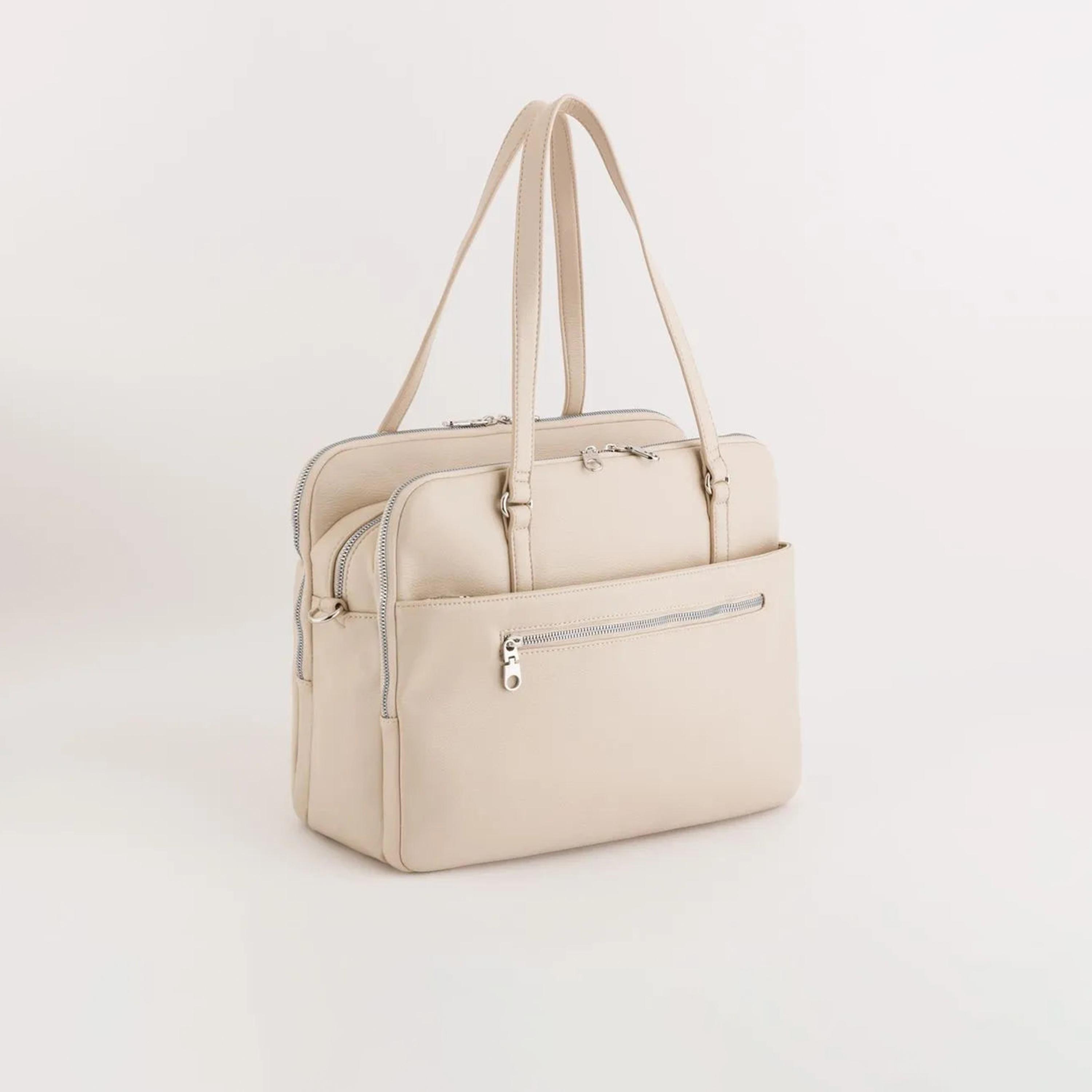 Carpisa Jhacaranda V2 Self Design Business Bag with Zipper Closure | 37 x 29 x 13.50 cm-women-bagsandwallets-handbags-image-4