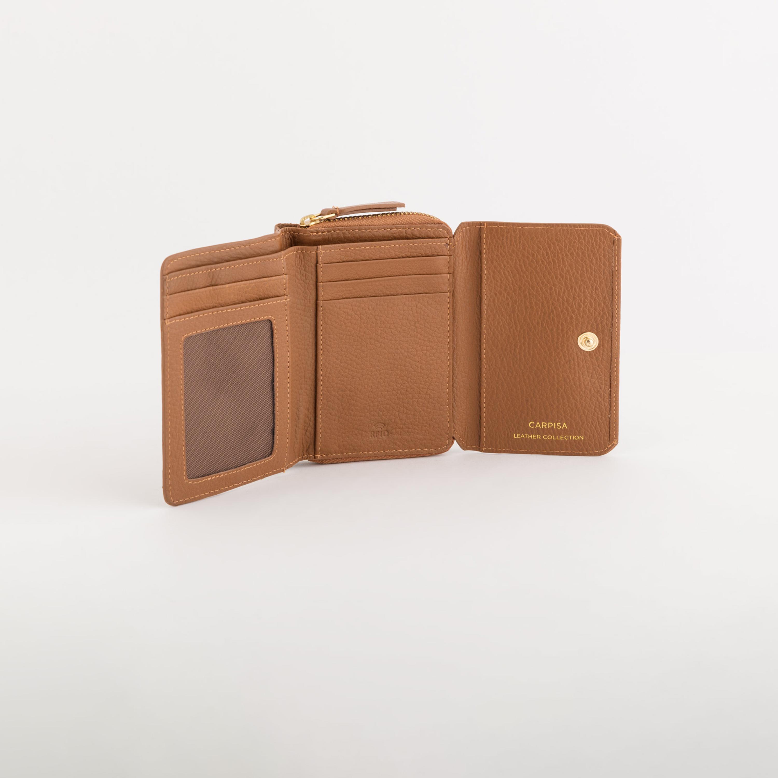 Carpisa Delta Winter Self Design Leather Wallet with Magnetic Closure | 13 x 9.50 x 2.50 cm-women-bagsandwallets-wallets-image-2