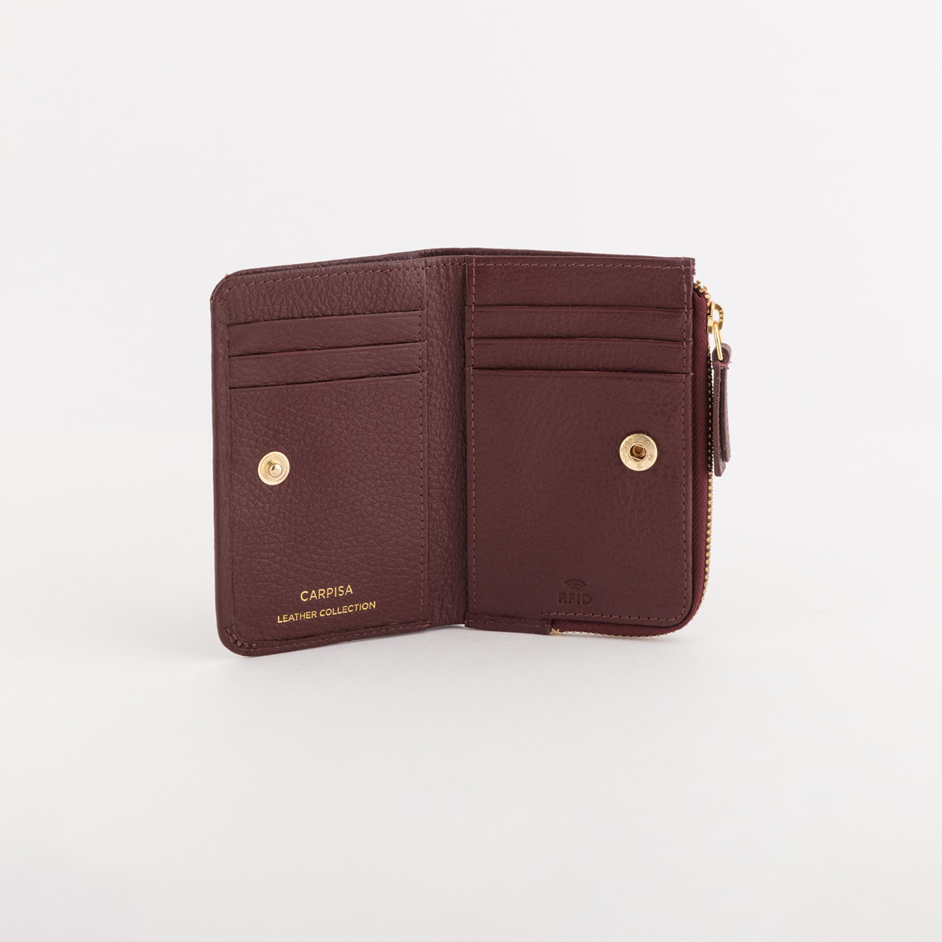 كاربيسا - محفظة دلتا وينتر الجلدية تصميم ذاتي إغلاق مغناطيسي | 12 × 10 × 1 سم-women-bagsandwallets-wallets-image-2