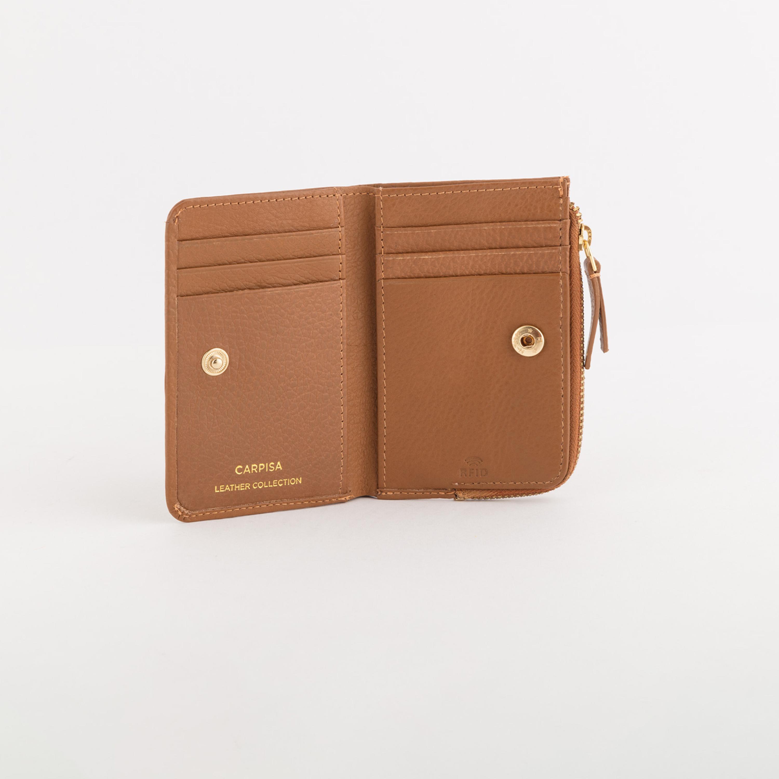 كاربيسا - محفظة دلتا وينتر الجلدية تصميم ذاتي إغلاق مغناطيسي | 12 × 10 × 1 سم-women-bagsandwallets-wallets-image-2