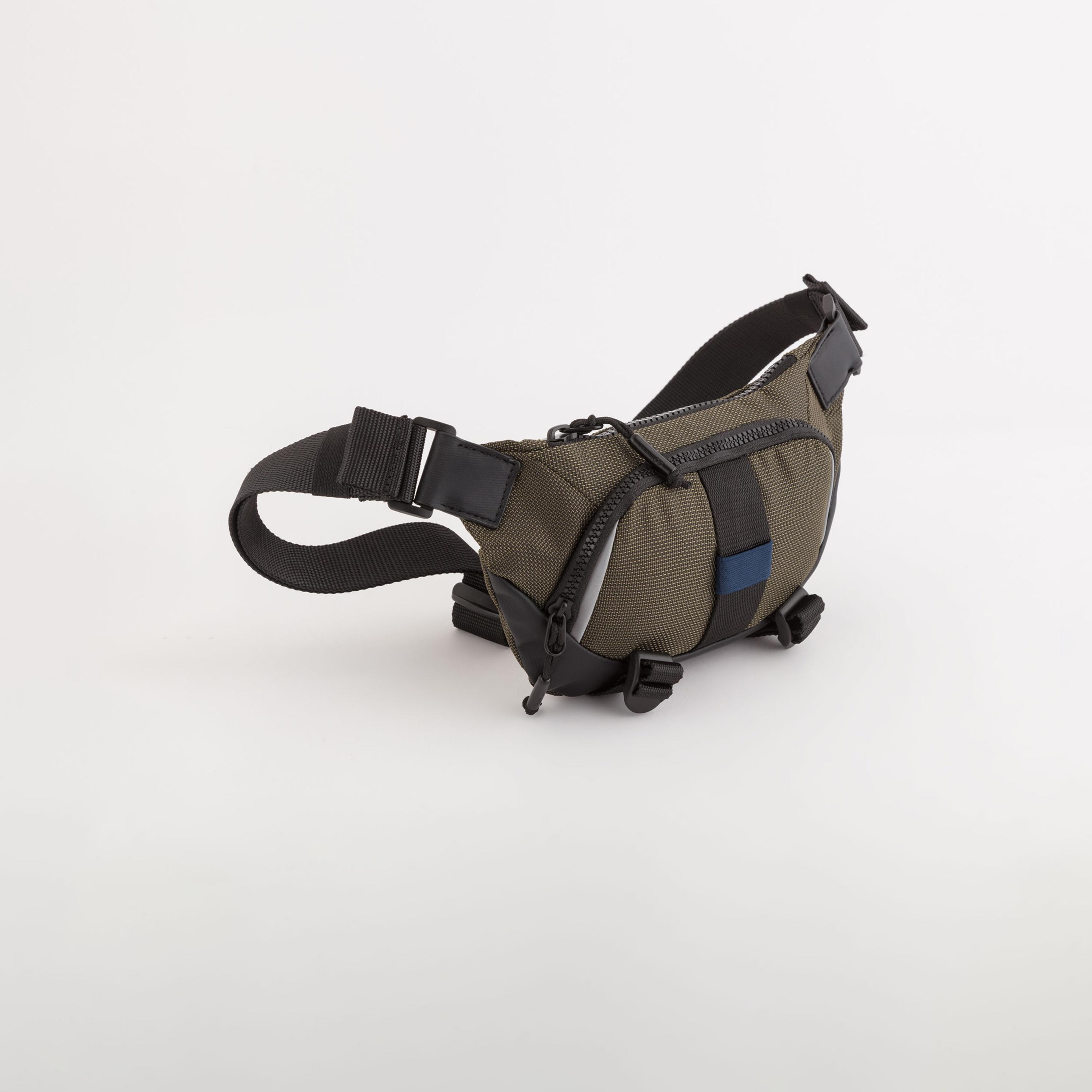 Carpisa Go Out Self Design Waist Bag with Zipper Closure | 29 x 15 x 2 cm-men-bags-image-1