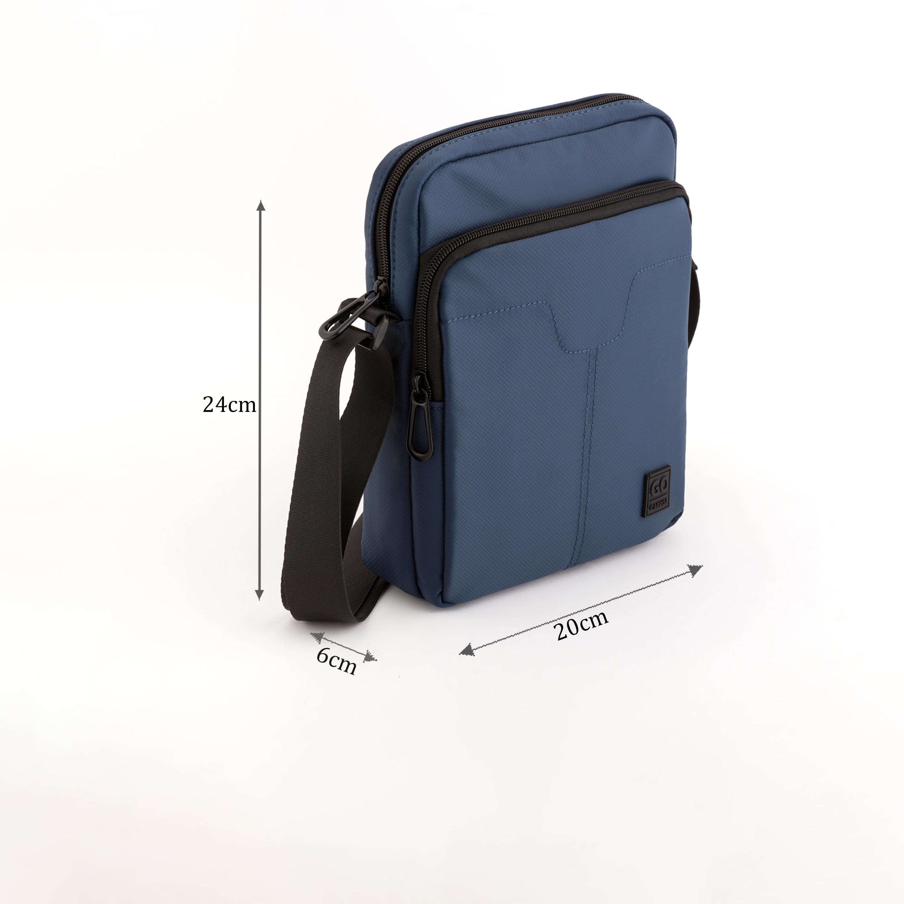 Carpisa Utility Go Self Design Crossbody Bag with Zipper Closure | 20 x 24 x 6 cm-men-bags-image-2