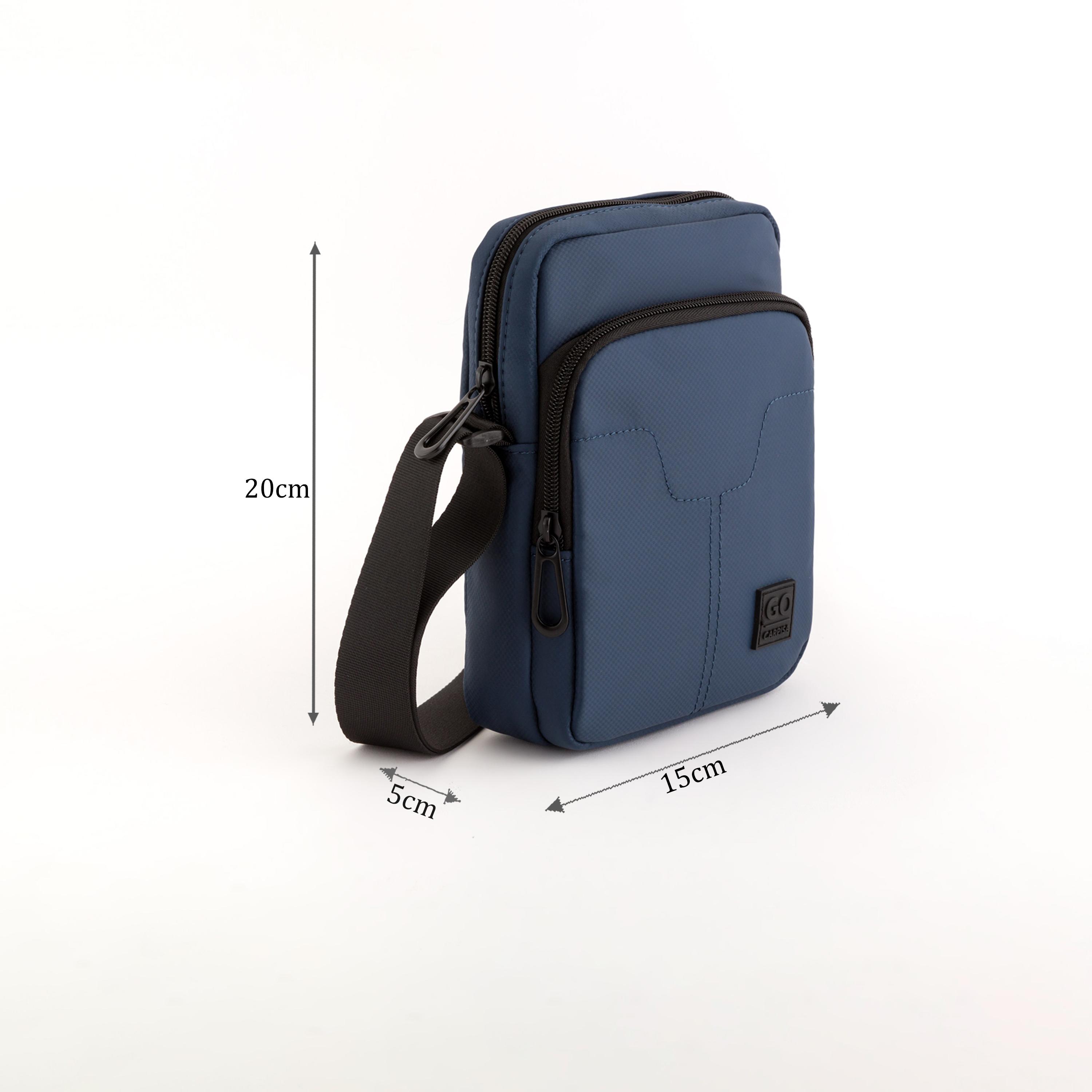 Carpisa Utility Go Self Design Crossbody Bag with Zipper Closure | 15 x 20 x 5 cm-men-bags-image-2