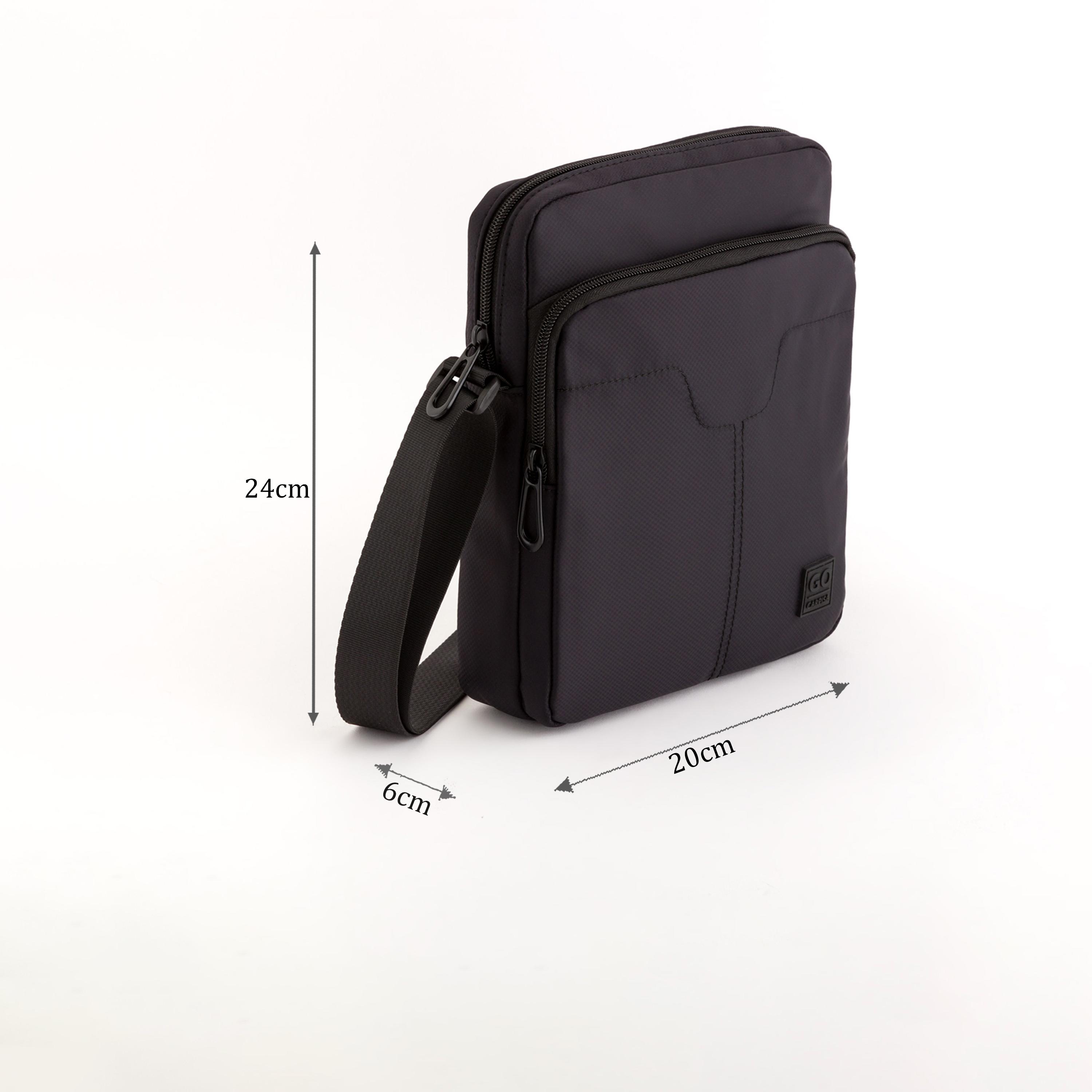 Carpisa Utility Go Self Design Crossbody Bag with Zipper Closure | 20 x 24 x 6 cm-men-bags-image-2