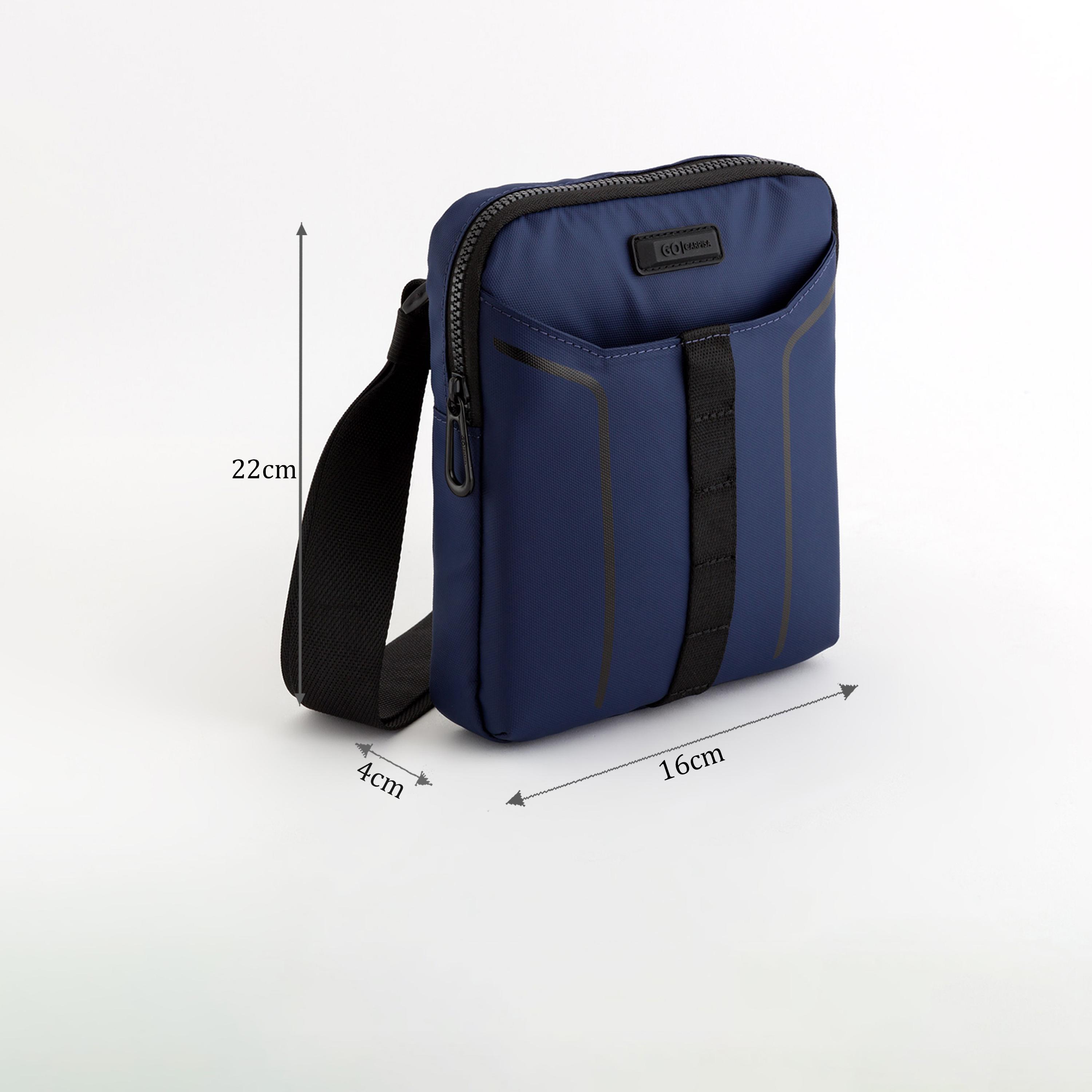 Carpisa Urban Move Go Self Design Crossbody Bag with Zipper Closure | 19 x 21 x 3 cm-men-bags-image-2