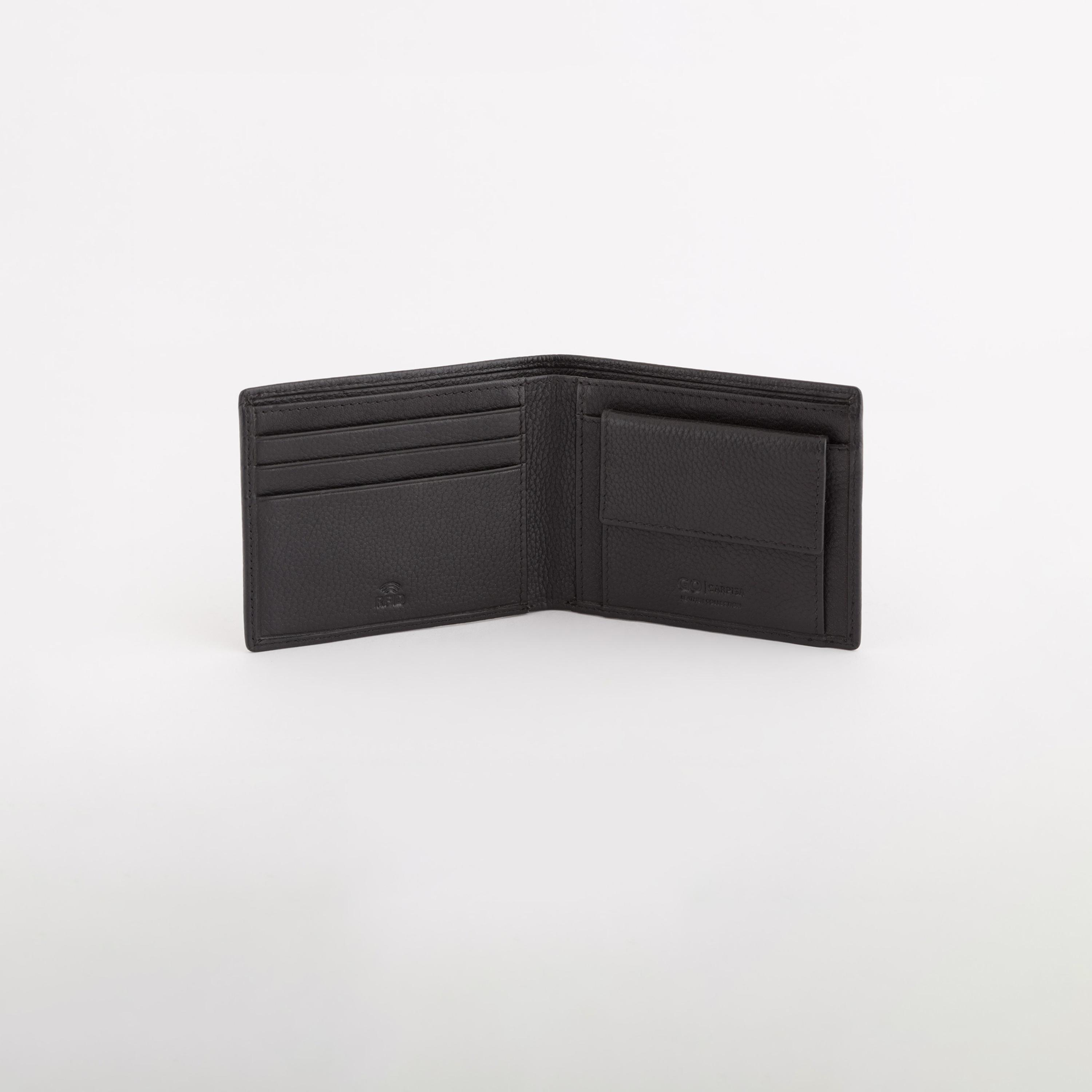 Carpisa Mark Self Design Leather Wallet with Fold Closure | 11 x 9 x 1 cm-men-beltsandwallets-wallets-image-2