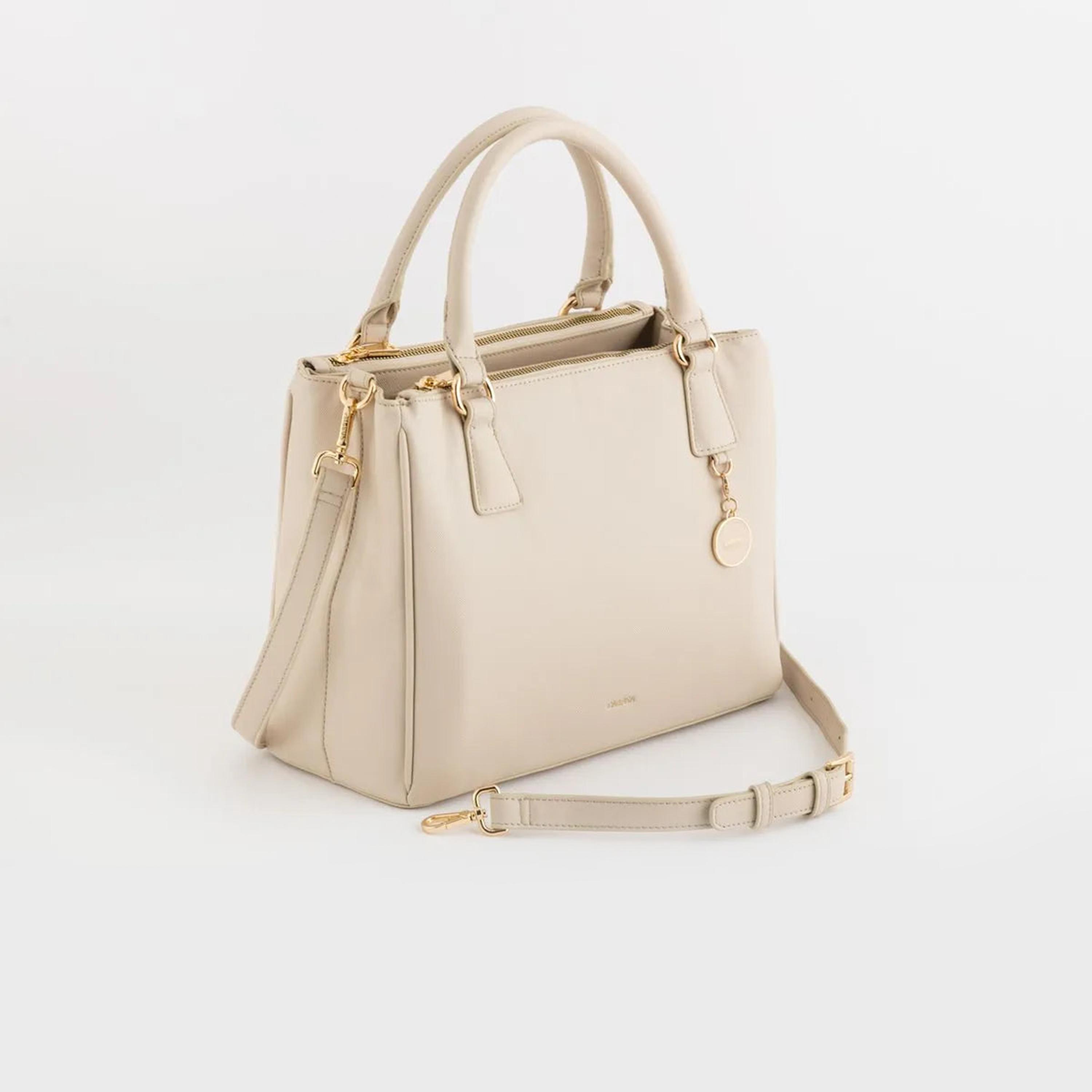Carpisa Loto V2 Self Design Handbag with Zipper Closure |  31 x 23 x 13 cm-women-bagsandwallets-handbags-image-1