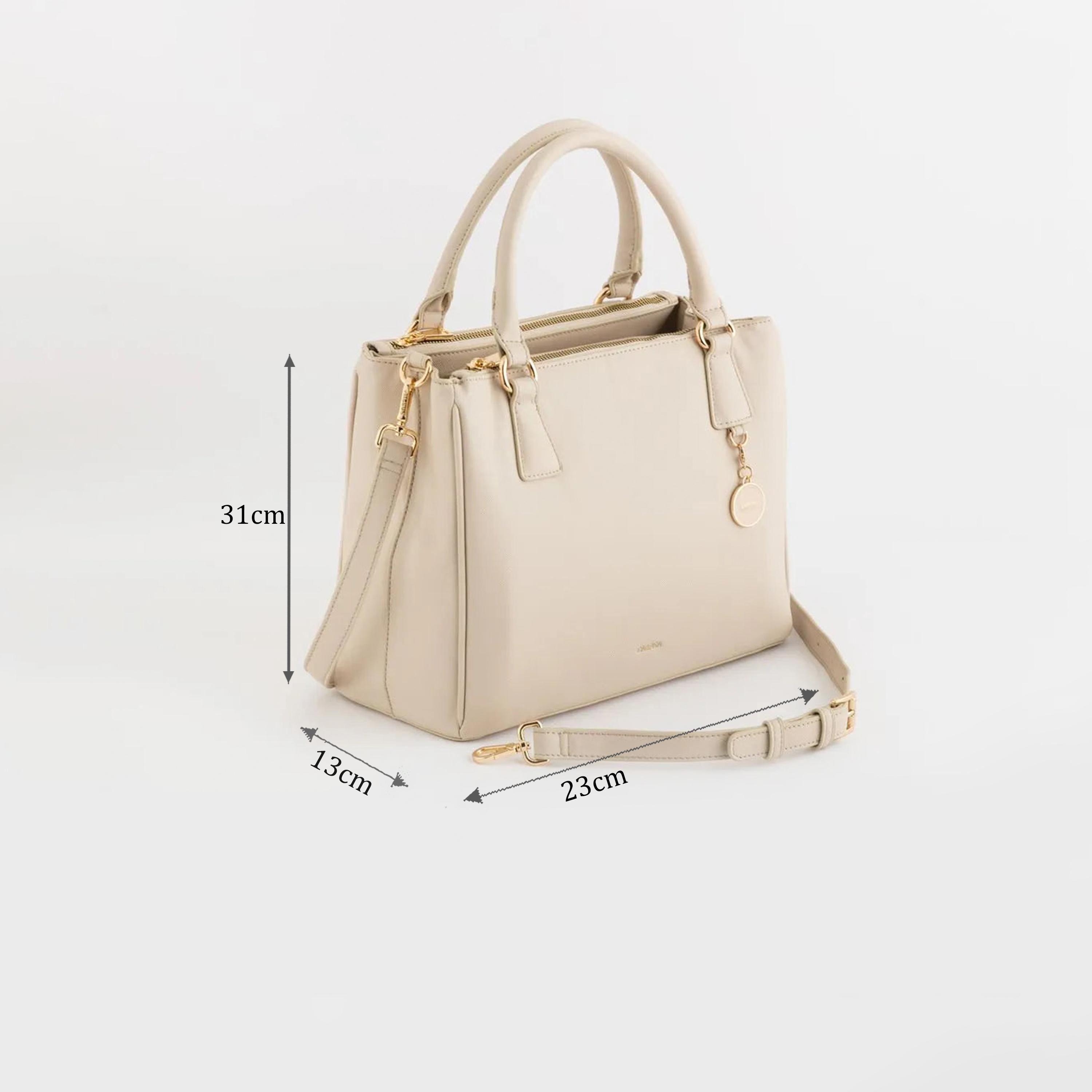 Carpisa Loto V2 Self Design Handbag with Zipper Closure |  31 x 23 x 13 cm-women-bagsandwallets-handbags-image-2