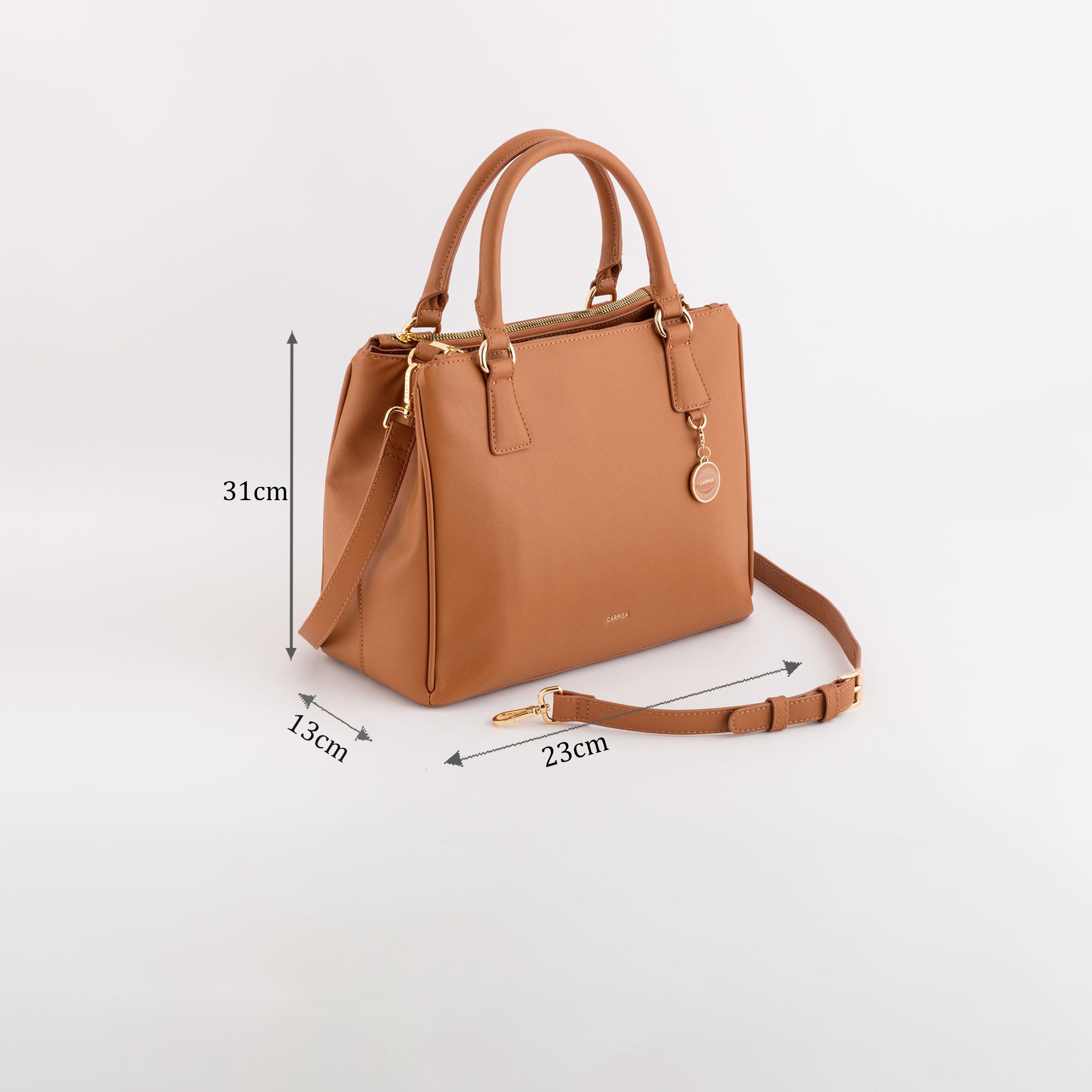 كاربيسا - شنطة يد لوتو V2 تصميم ذاتي سحاب إغلاق | 31 × 23 × 13 سم-women-bagsandwallets-handbags-image-2