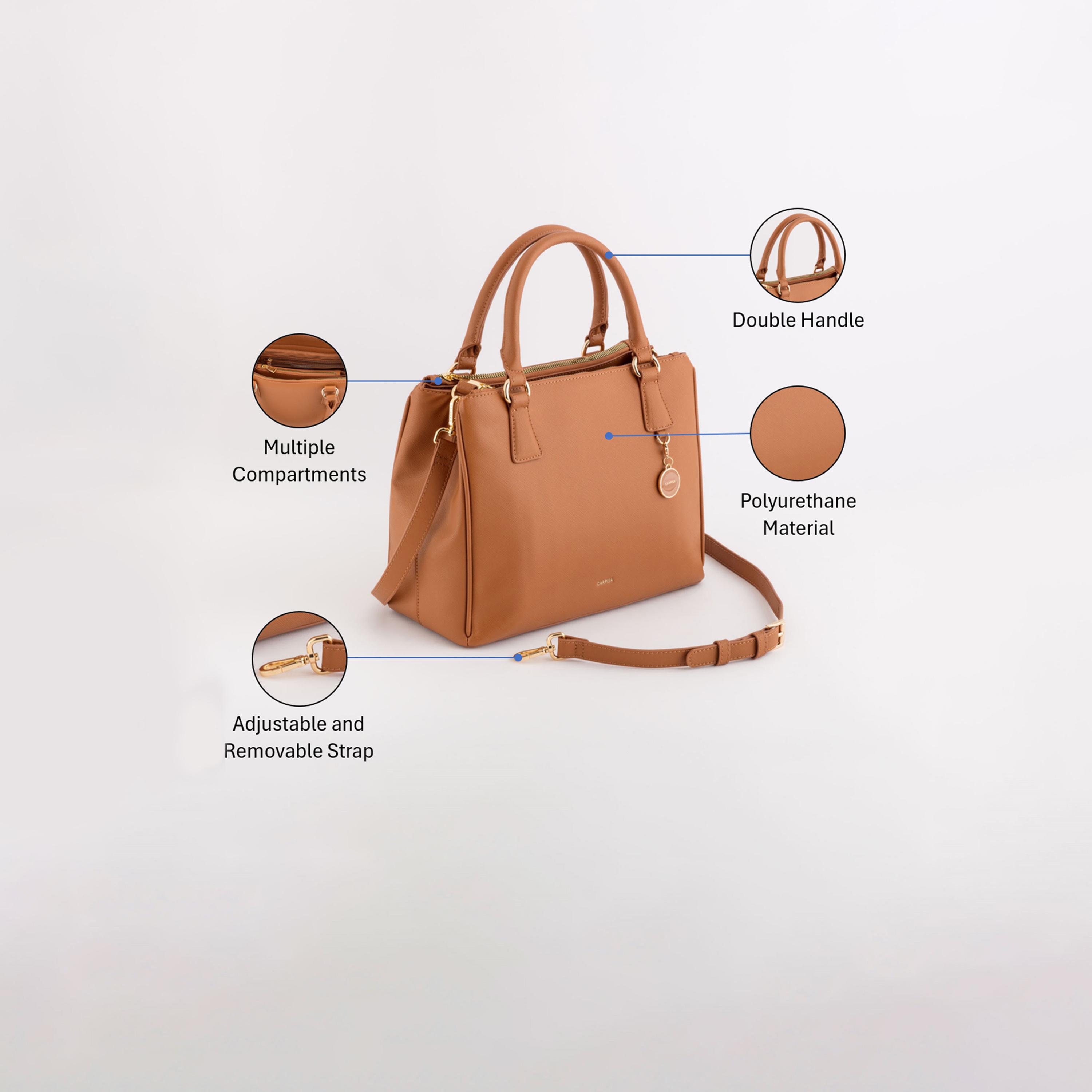 كاربيسا - شنطة يد لوتو V2 تصميم ذاتي سحاب إغلاق | 31 × 23 × 13 سم-women-bagsandwallets-handbags-image-3