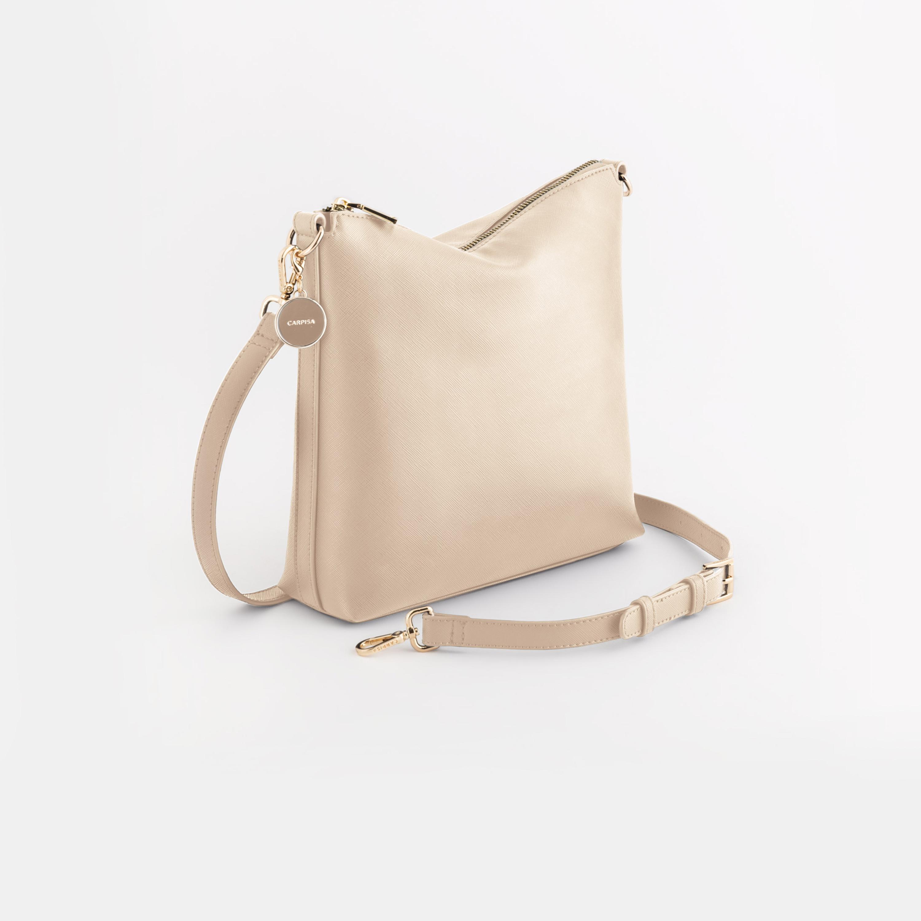 كاربيسا - شنطة كروس تصميم لوتس V2 سحاب إغلاق | 24 × 24 × 7 سم-women-bagsandwallets-handbags-image-1