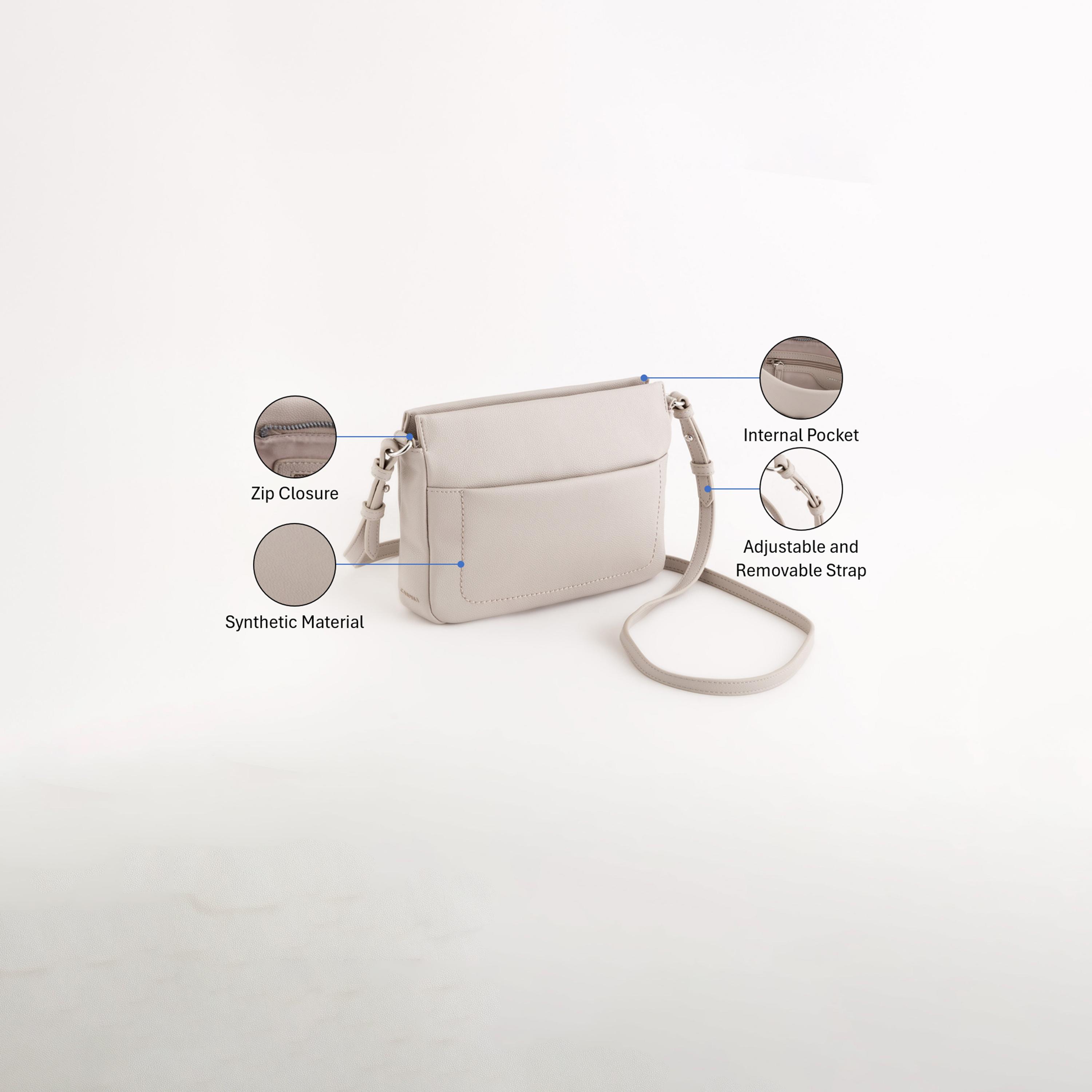 كاربيسا - شنطة كروس دوروتيا بلس تصميم ذاتي وإغلاق سحاب | 24.5 × 18 × 3 سم-women-bagsandwallets-handbags-image-3