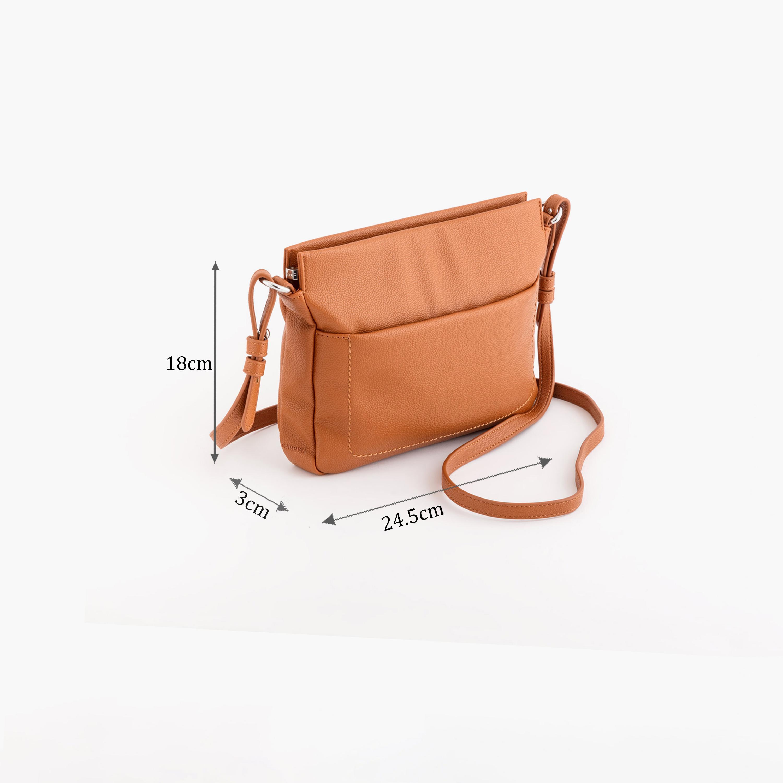 كاربيسا - شنطة كروس دوروتيا بلس تصميم ذاتي وإغلاق سحاب | 24.5 × 18 × 3 سم-women-bagsandwallets-handbags-image-2