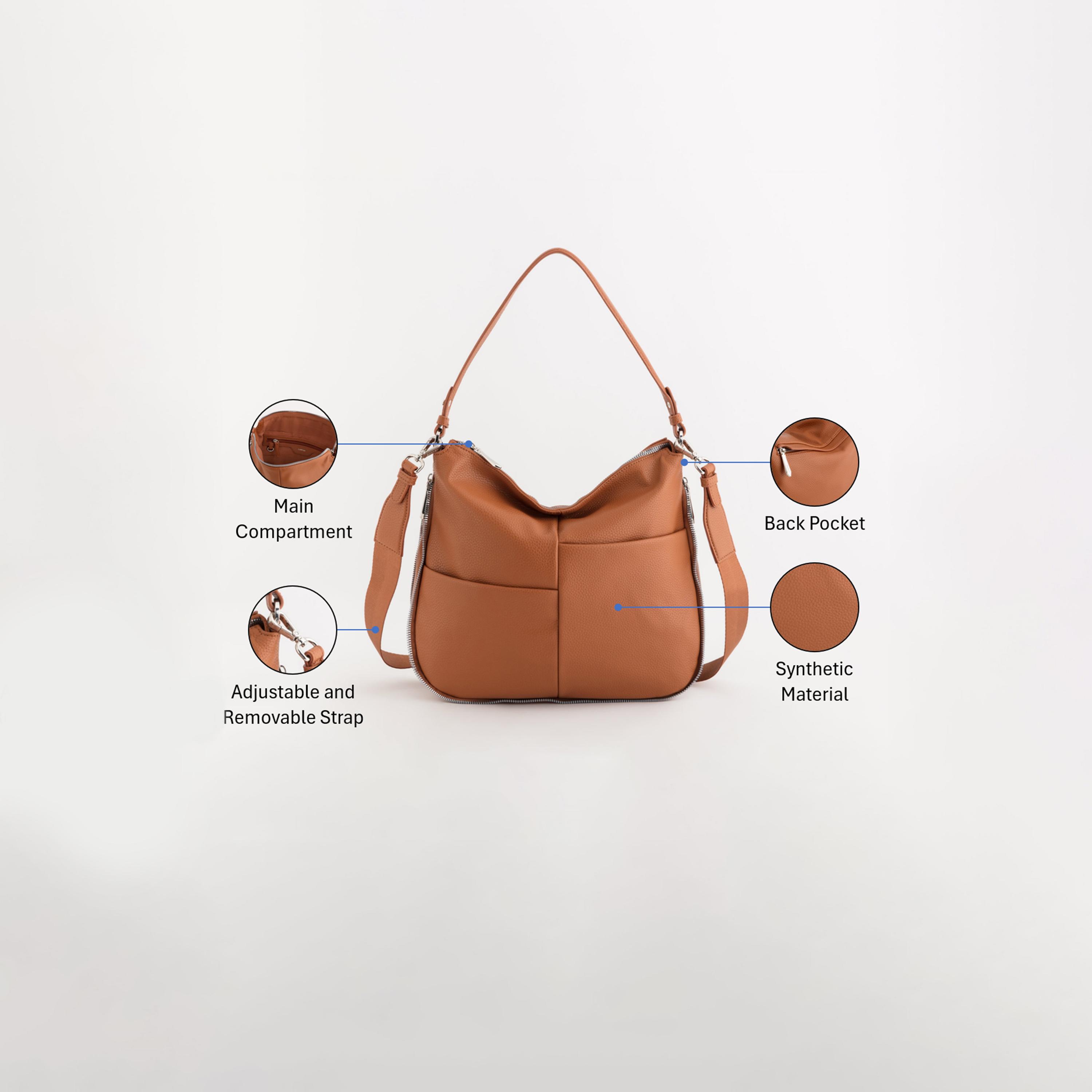 كاربيسا - شنطة كروس تصميم بالوما سحاب إغلاق | 33.5 × 30 × 8.5 سم-women-bagsandwallets-handbags-image-3