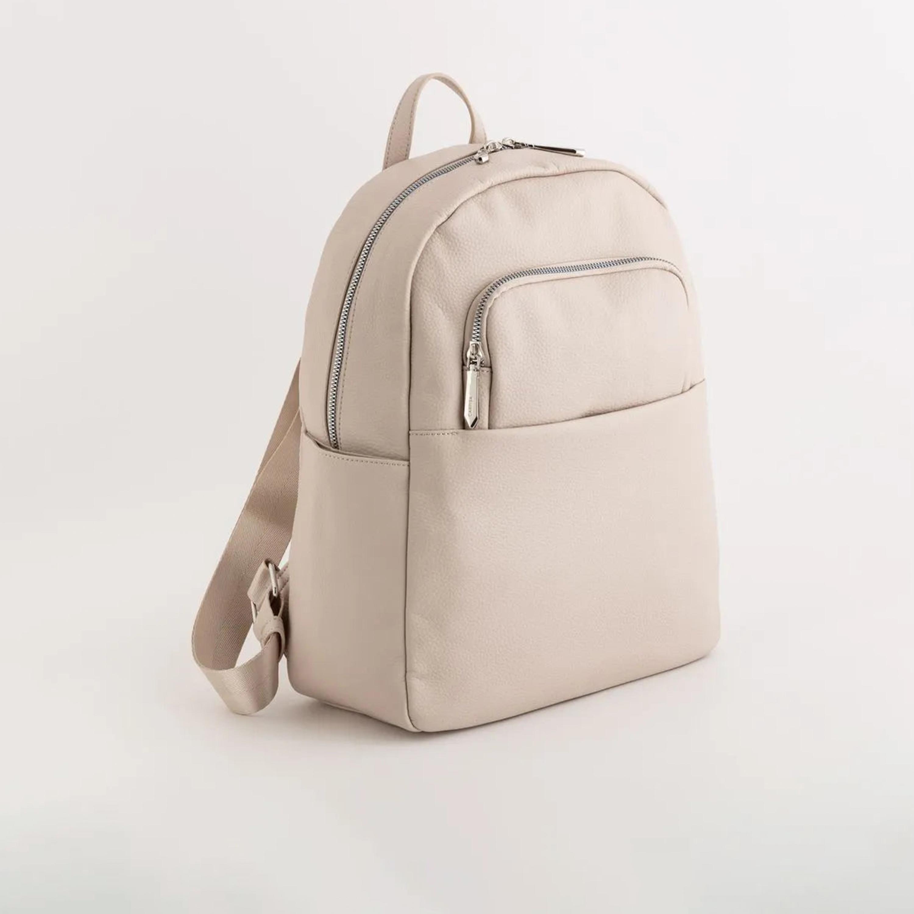Carpisa Paloma Self Design Backpack with Zipper Closure | 28.5 x 35 x 13 cm-women-bagsandwallets-backpacks-image-1