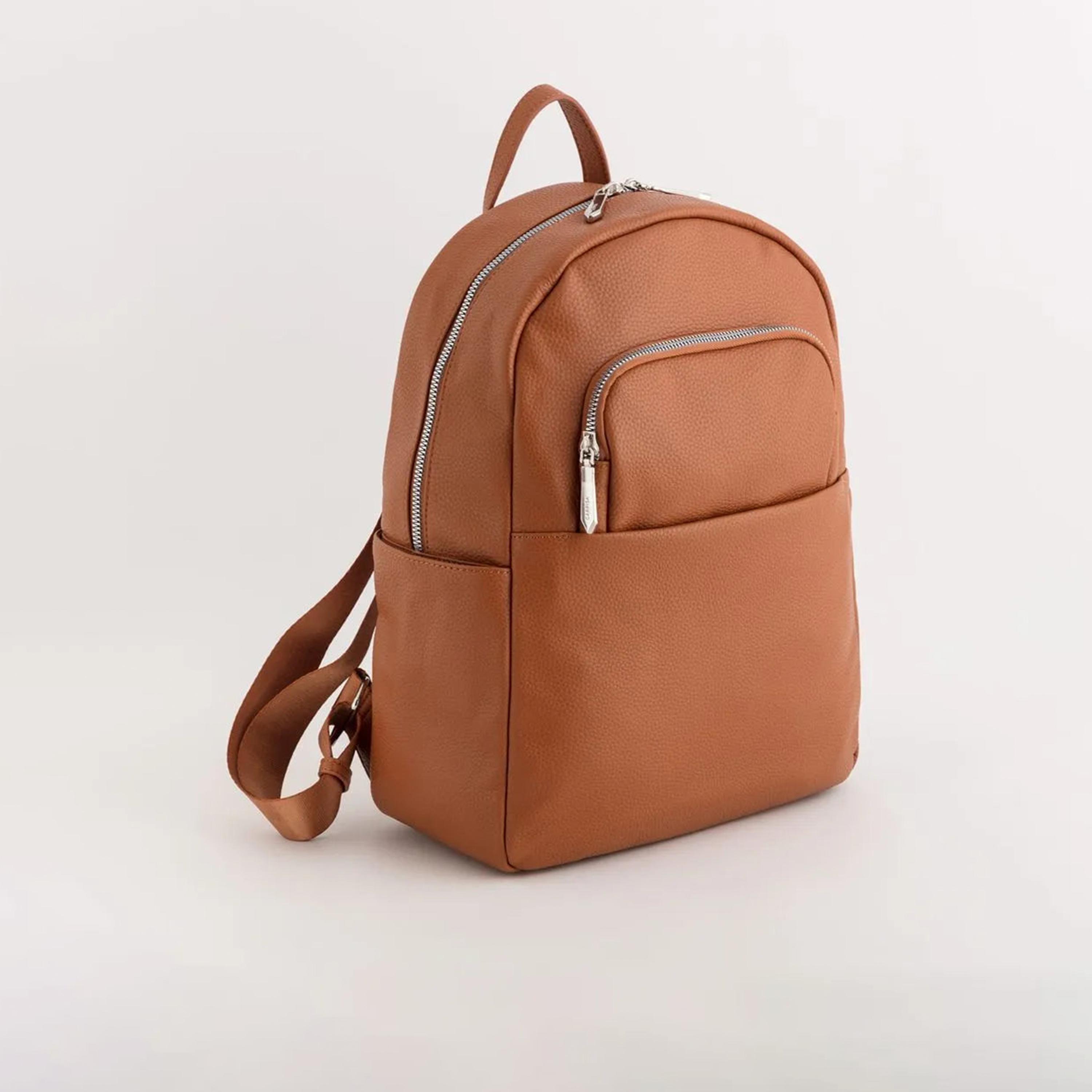 Carpisa Paloma Self Design Backpack with Zipper Closure | 28.5 x 35 x 13 cm-women-bagsandwallets-backpacks-image-1