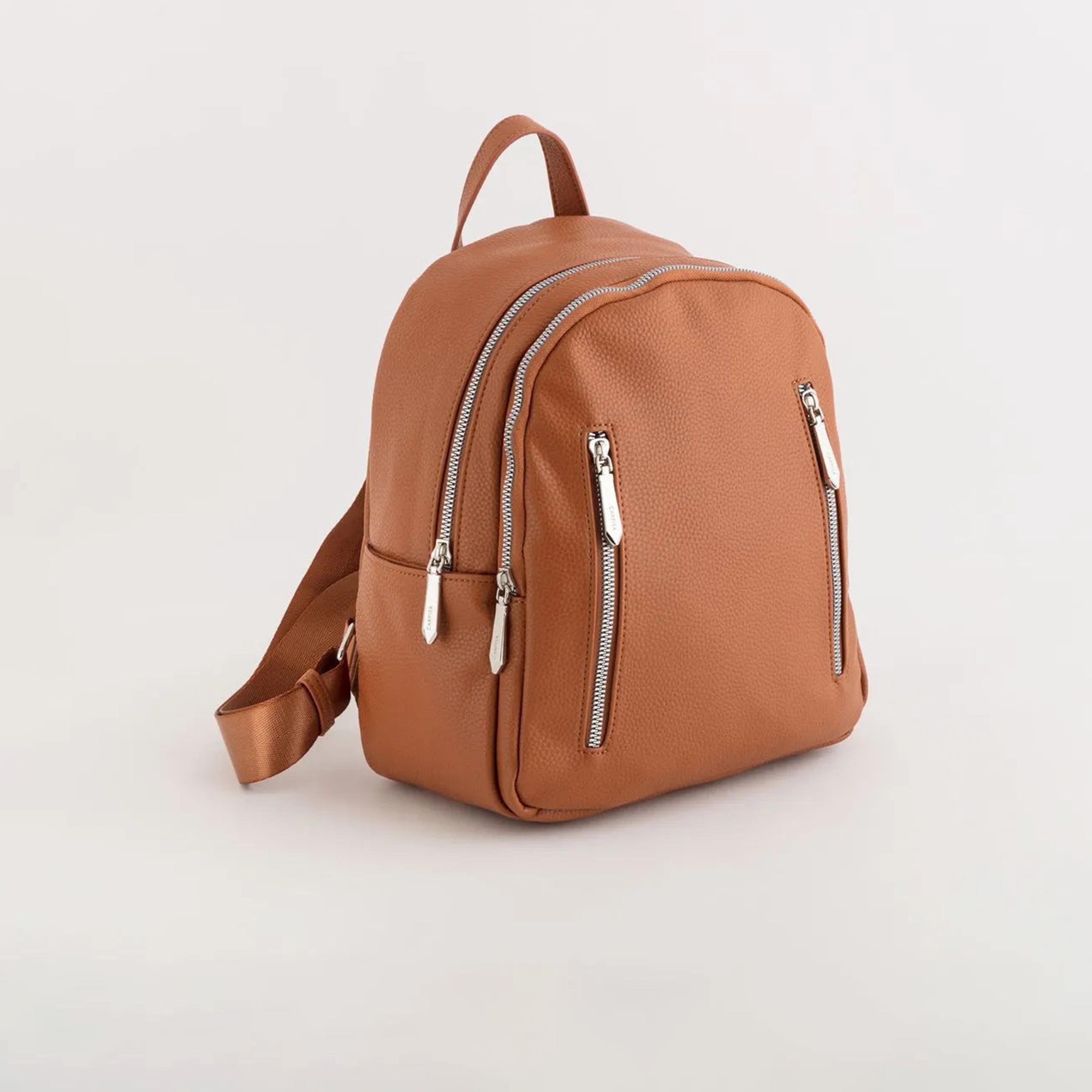 Carpisa Paloma Self Design Backpack with Zipper Closure | 24.5 x 31 x 12.5 cm-women-bagsandwallets-backpacks-image-1