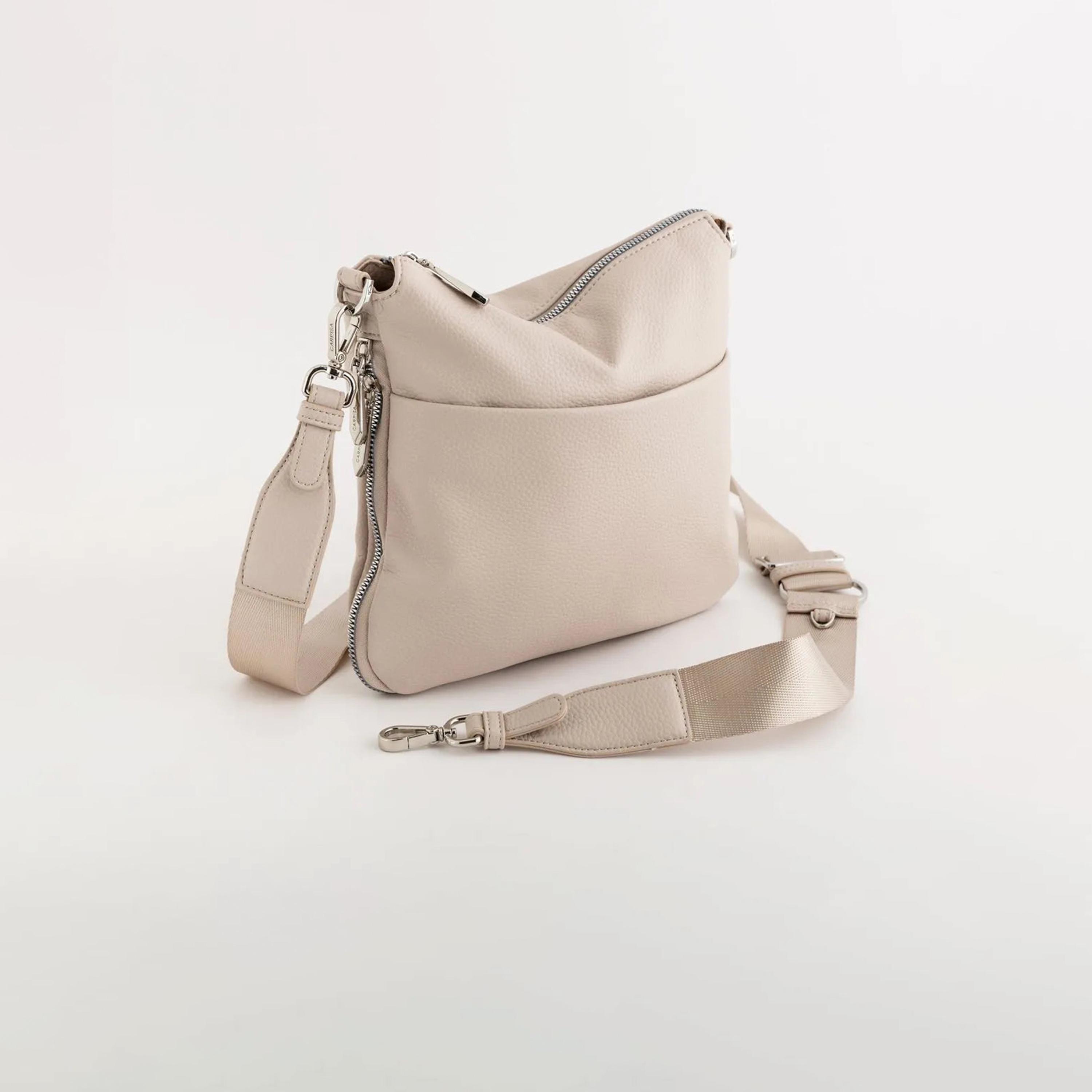 Carpisa Paloma Self Design Crossbody Bag with Zipper Closure | 24.5 x 23.5 x 7.5 cm-women-bagsandwallets-handbags-image-1