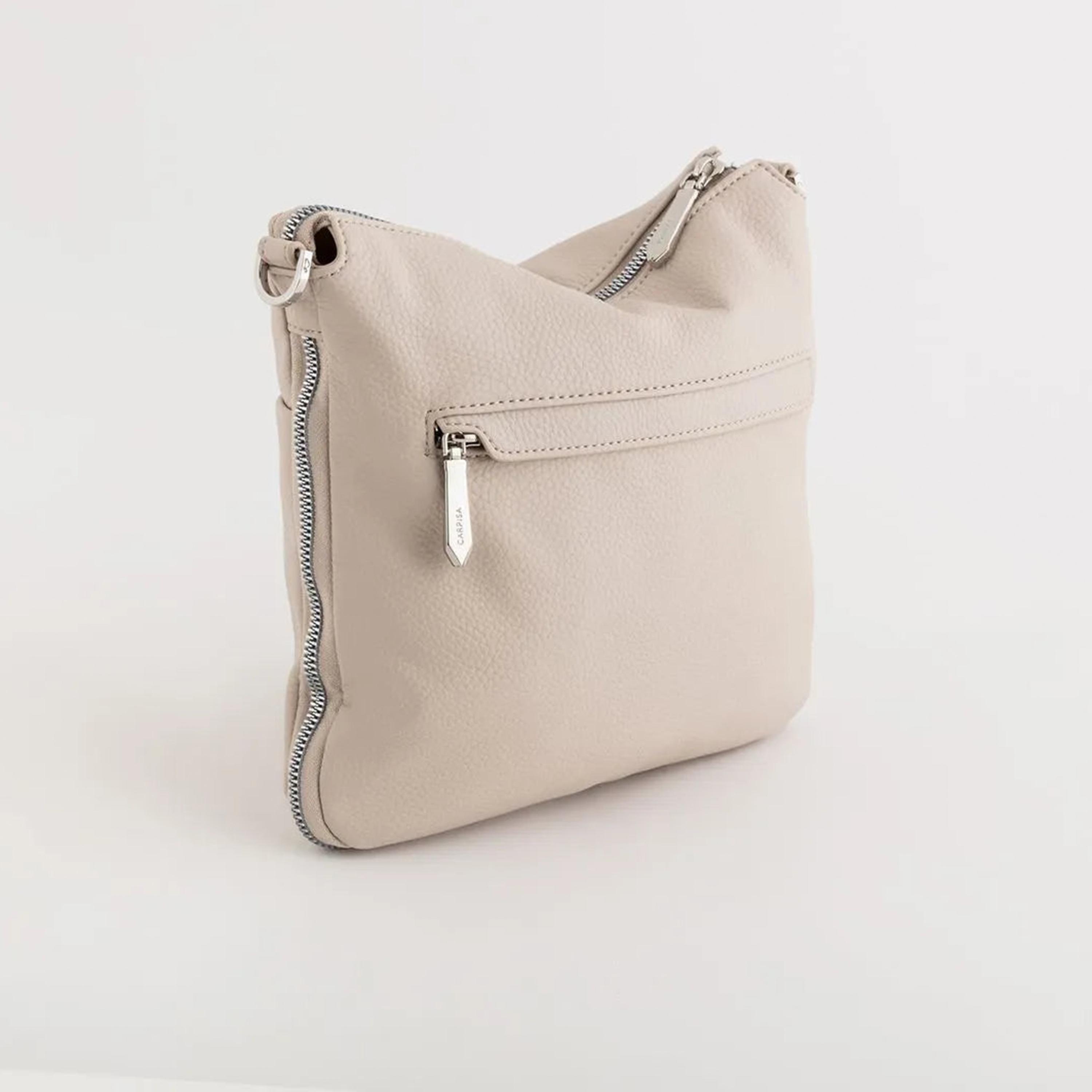 Carpisa Paloma Self Design Crossbody Bag with Zipper Closure | 24.5 x 23.5 x 7.5 cm-women-bagsandwallets-handbags-image-4