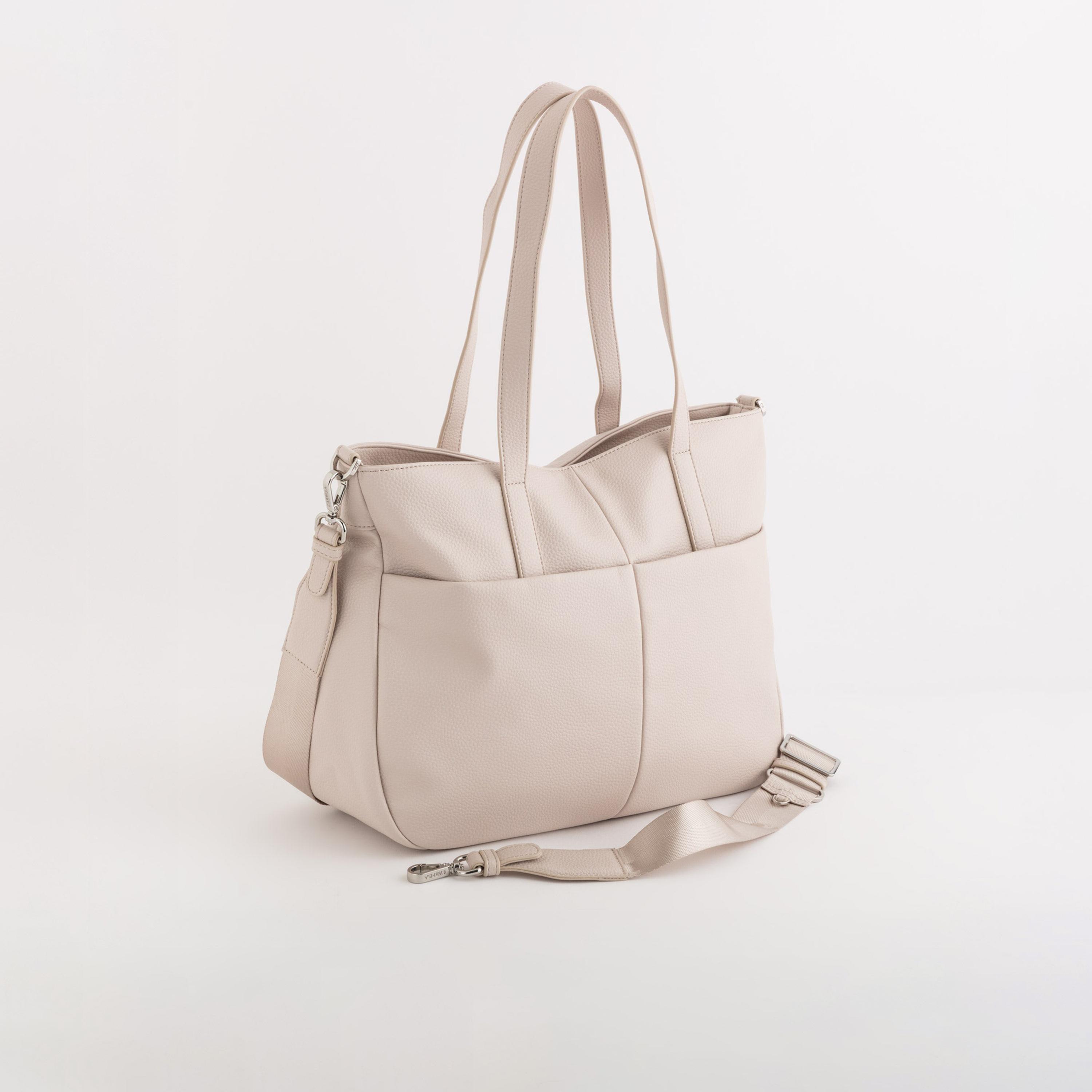 Carpisa Paloma Self Design Tote Bag with Zipper Closure | 39 x 29.5 x 13 cm-women-bagsandwallets-handbags-image-1