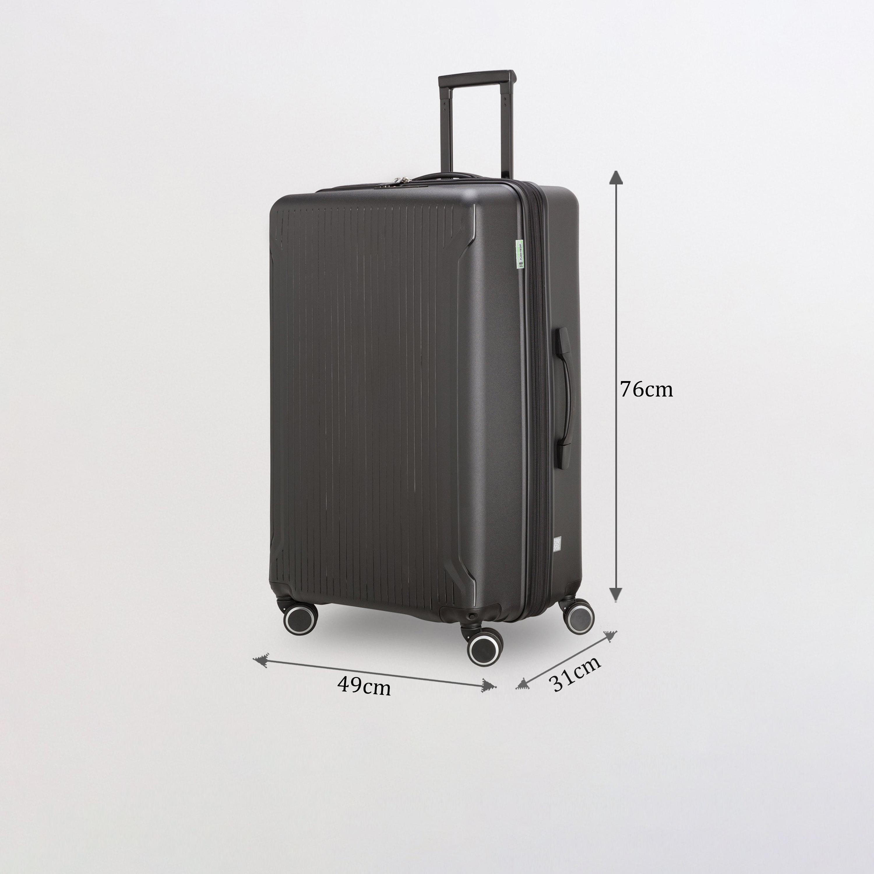 Carpisa Flexitech 76 CM Large 4-Wheeler Spinner Trolley Bag-travel-luggagesandbags-luggage-image-2